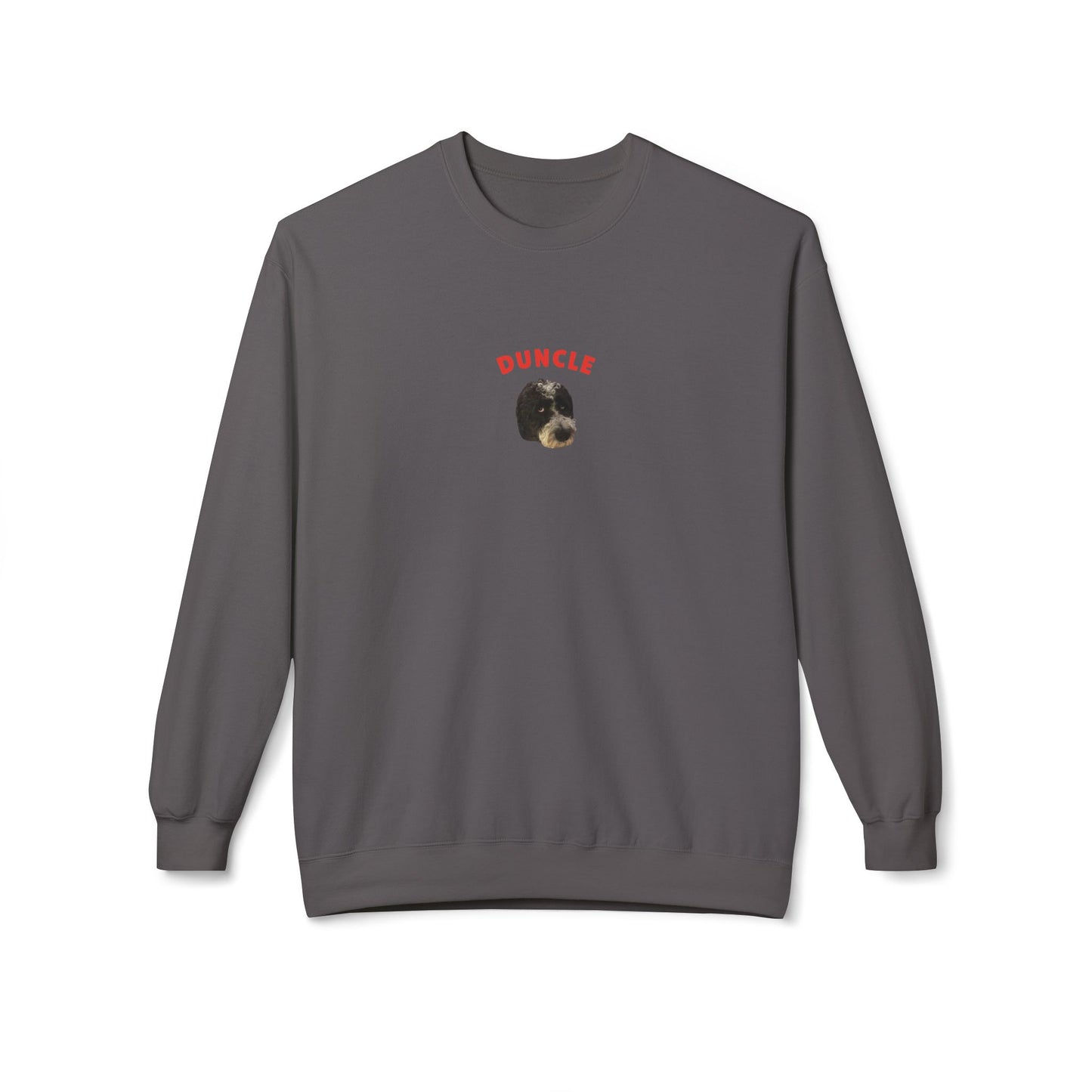 "Duncle" Custom Pet Face Portrait Crewneck Sweatshirt