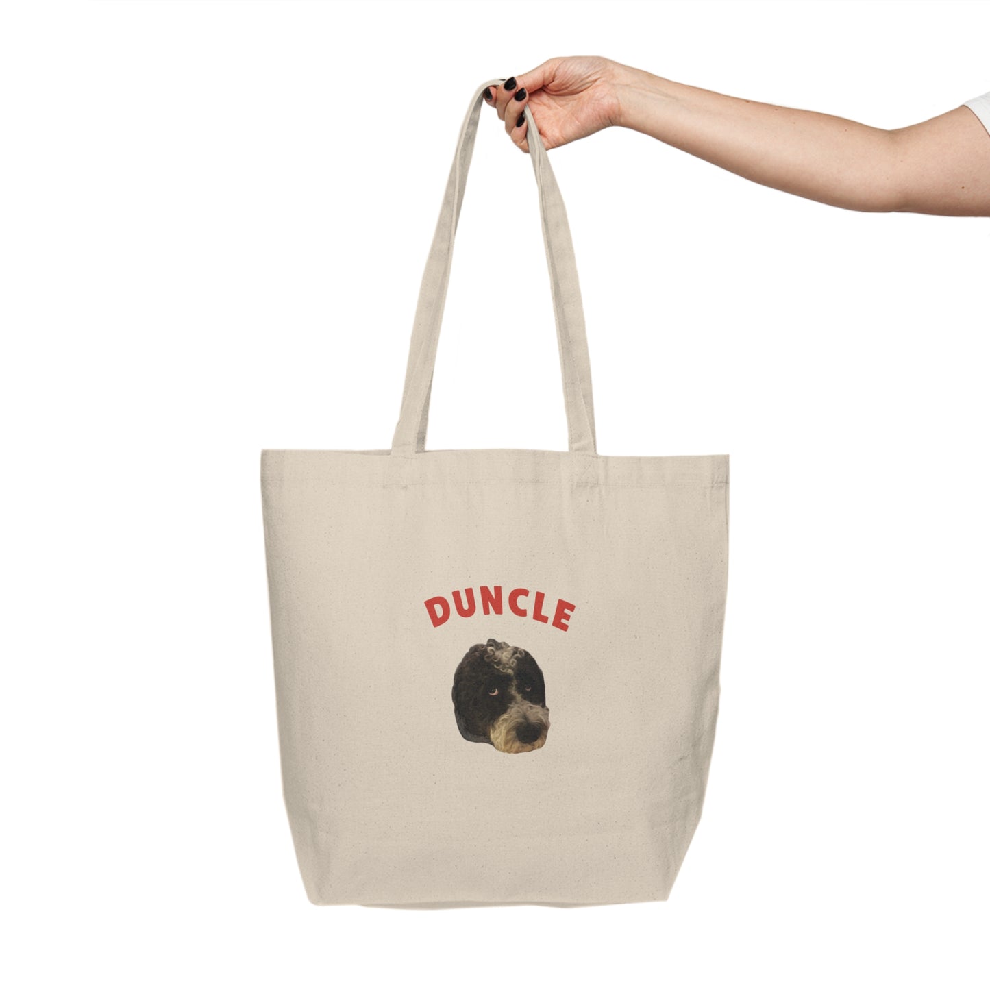 "Duncle" Custom Pet Face Portrait Tote