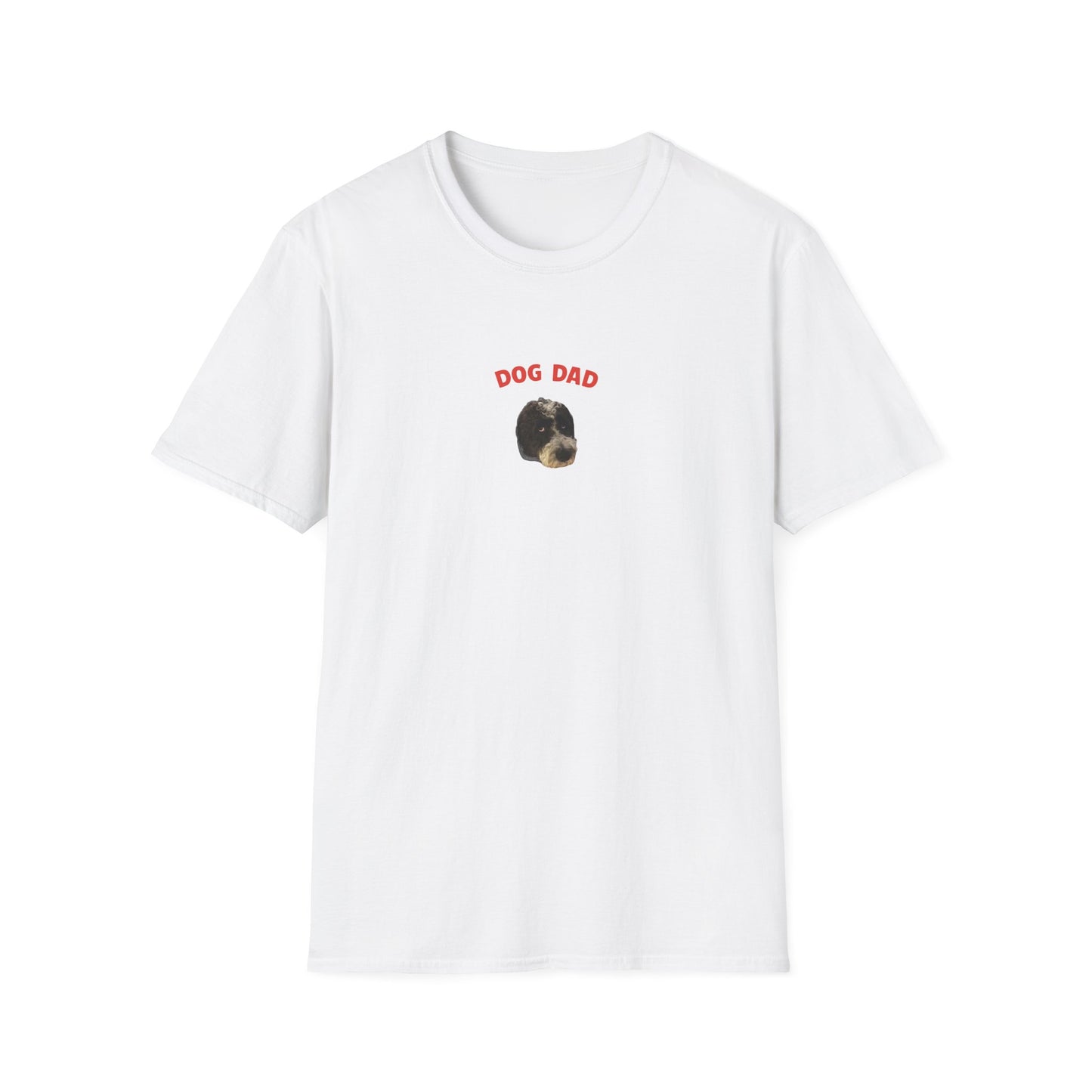 "Dog Dad" Custom Pet Face Portrait Tee - Hero