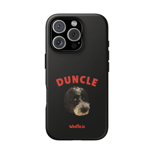 "Duncle" Custom Pet Face Portrait Phone Case