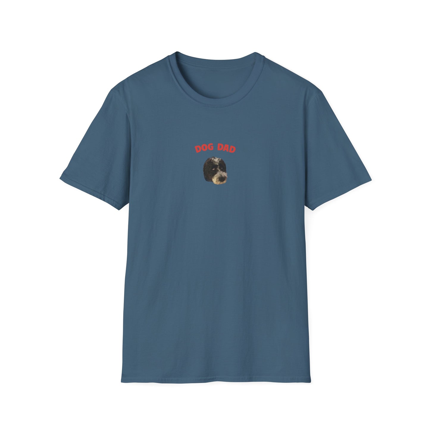 "Dog Dad" Custom Pet Face Portrait Tee - Hero