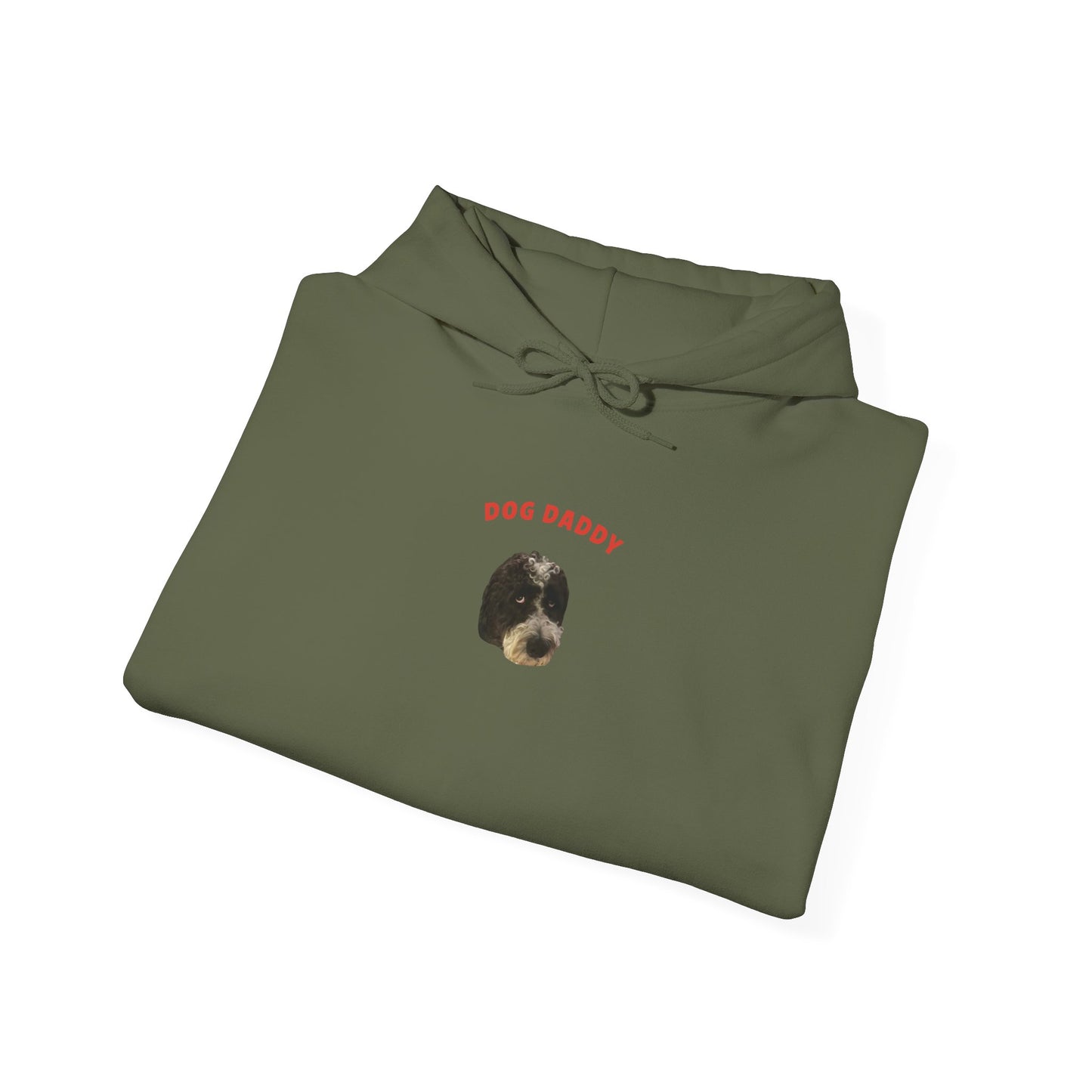 "Dog Daddy" Custom Pet Face Portrait Hoodie