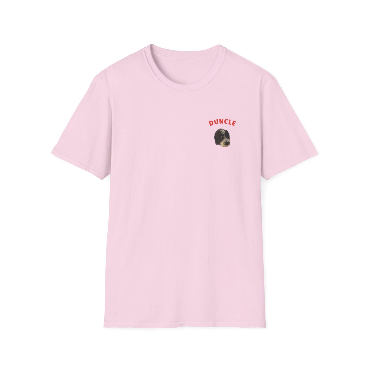 "Duncle" Custom Pet Face Portrait Tee - Heart