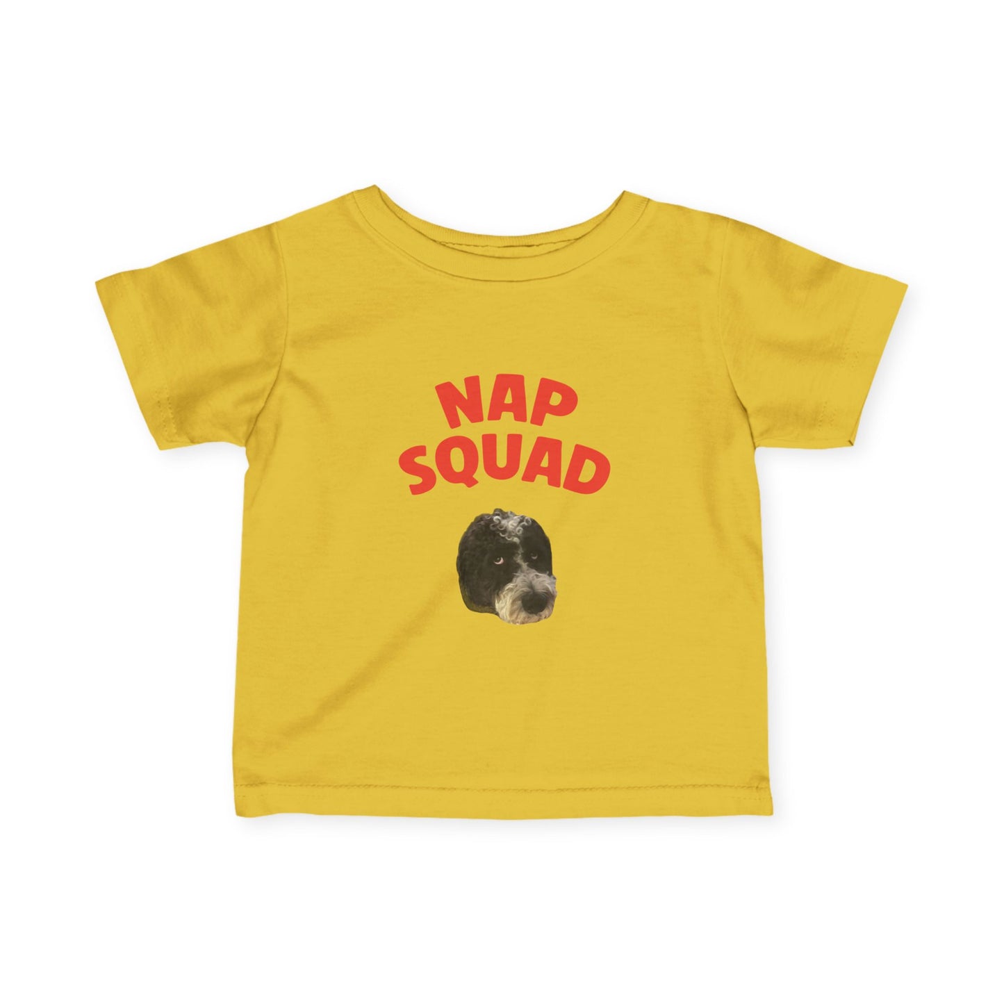 "Nap Squad" Custom Pet Face Portrait Toddler Tee