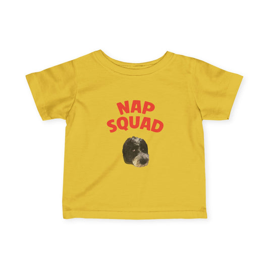 "Nap Squad" Custom Pet Face Portrait Toddler Tee