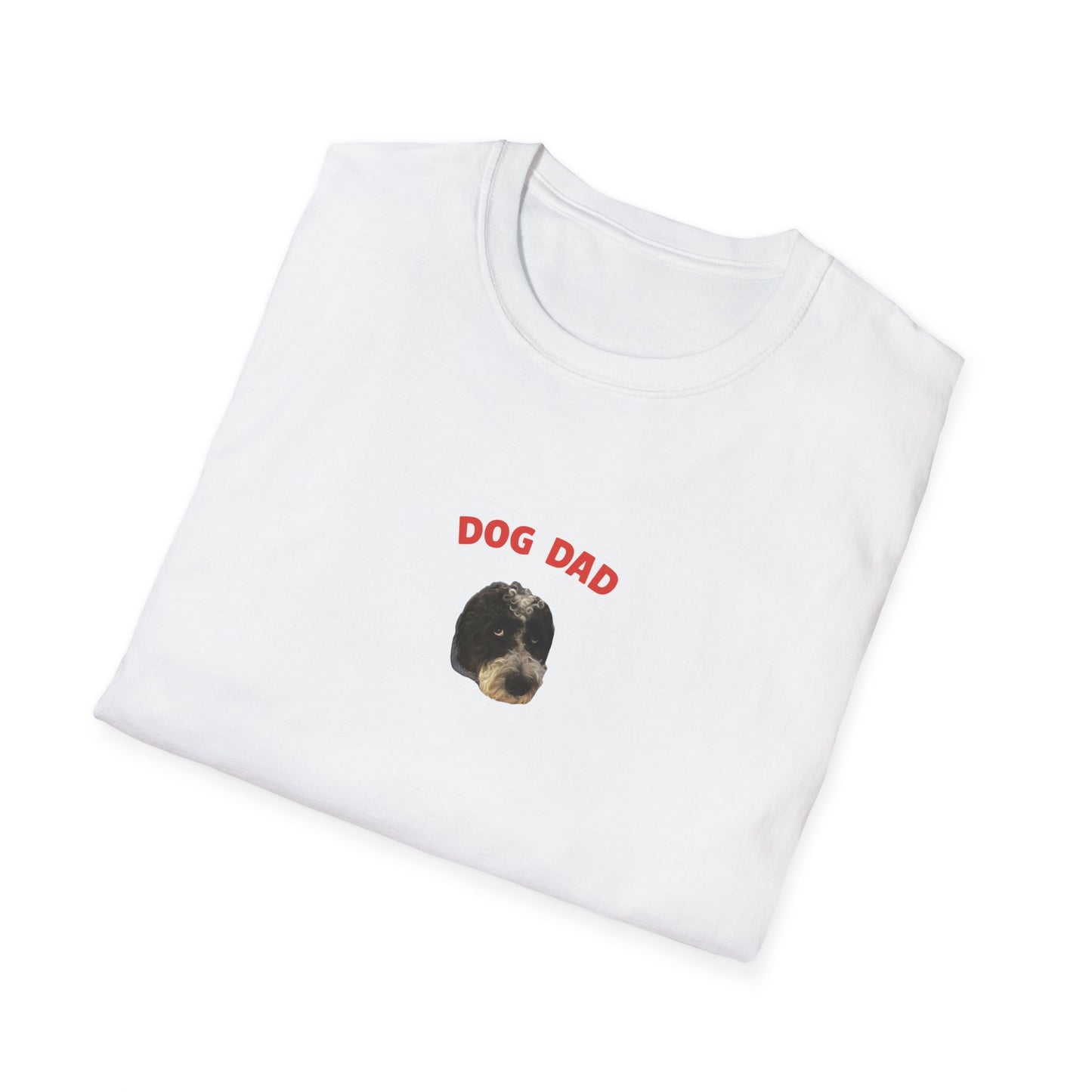 "Dog Dad" Custom Pet Face Portrait Tee - Hero