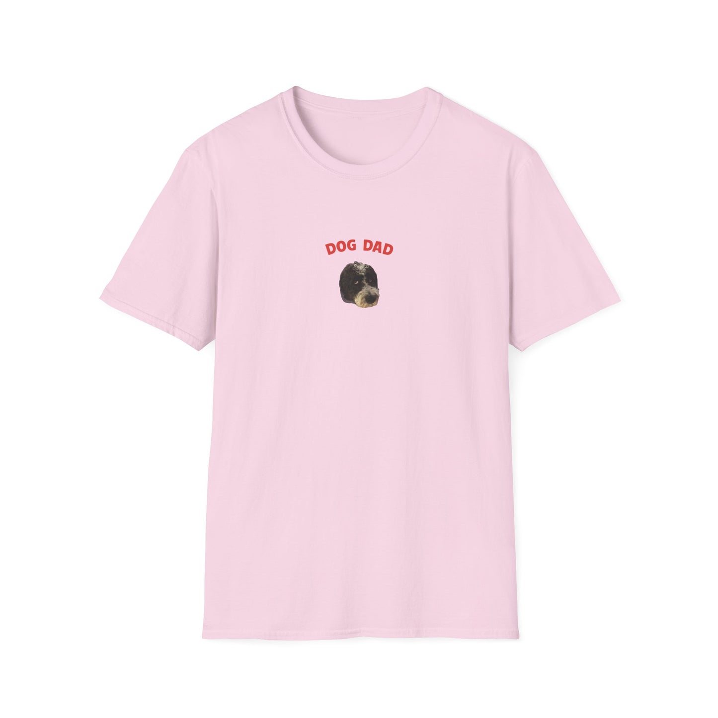 "Dog Dad" Custom Pet Face Portrait Tee - Hero