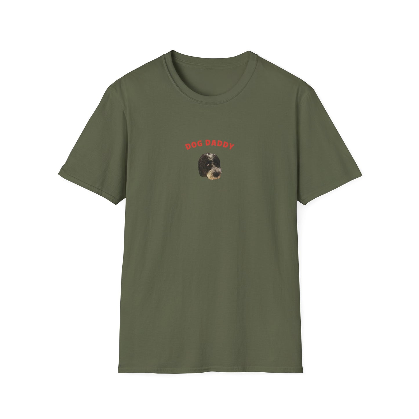 "Dog Daddy" Custom Pet Face Portrait Tee - Hero