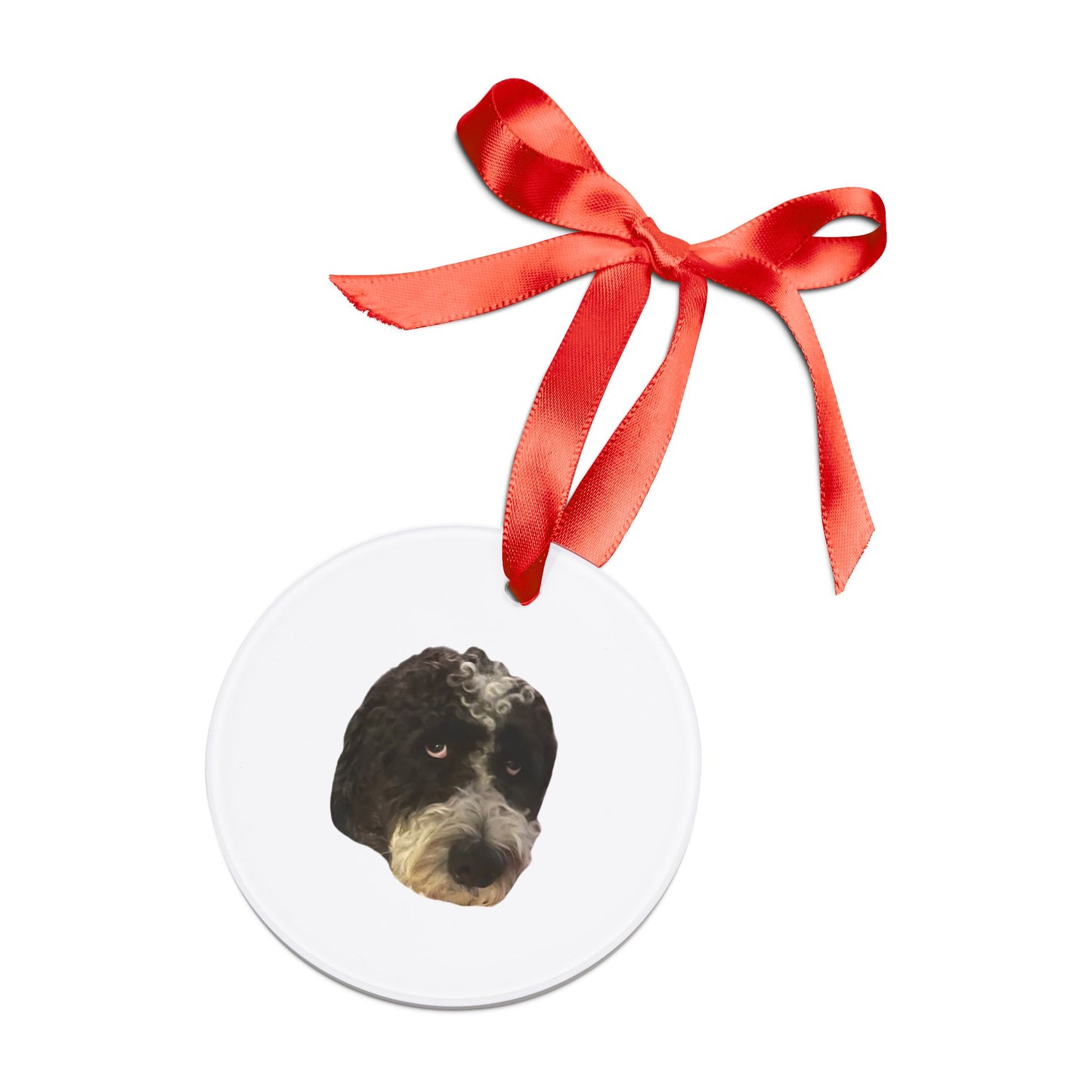 Custom Pet Face Portrait Ornament