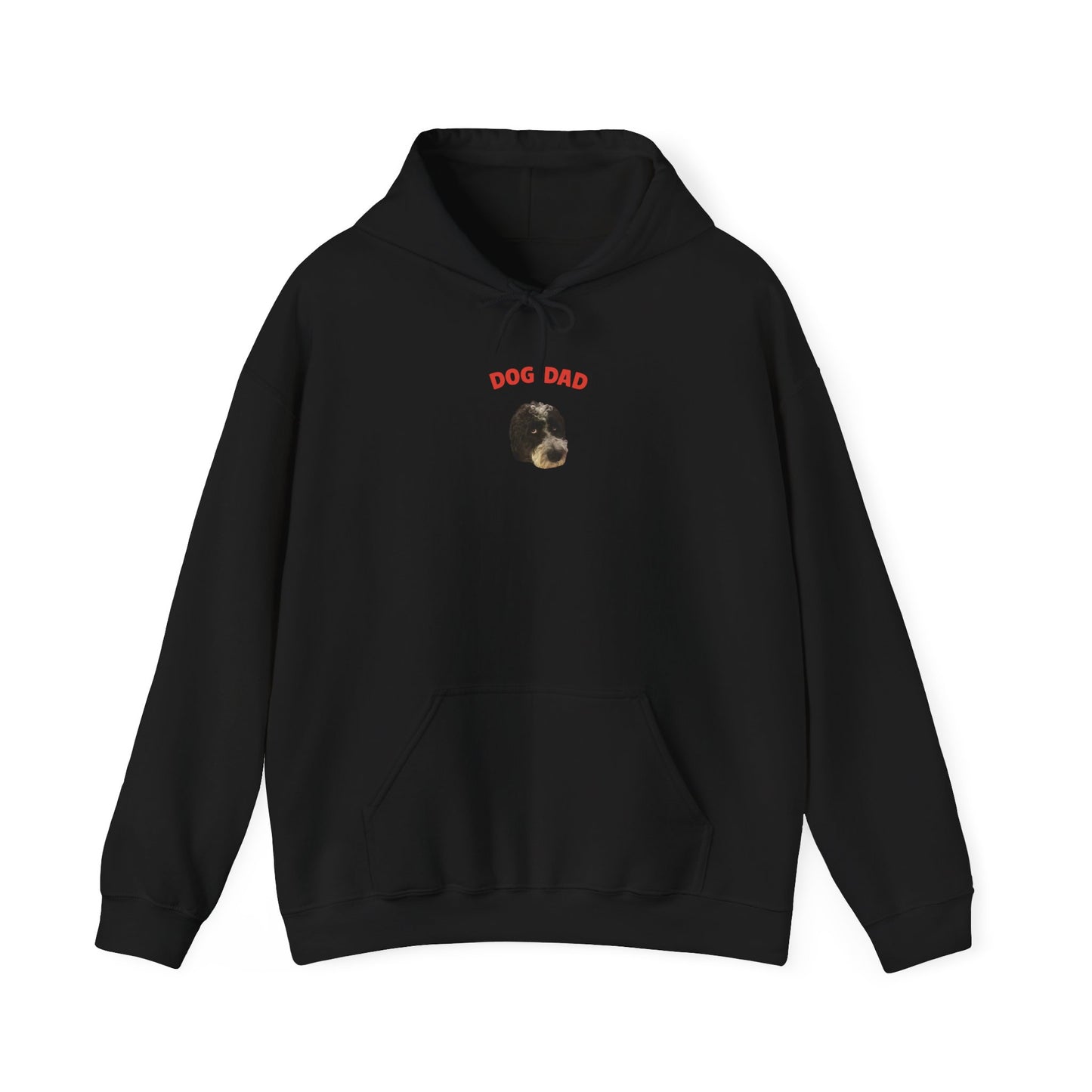 "Dog Dad" Custom Pet Face Portrait Hoodie