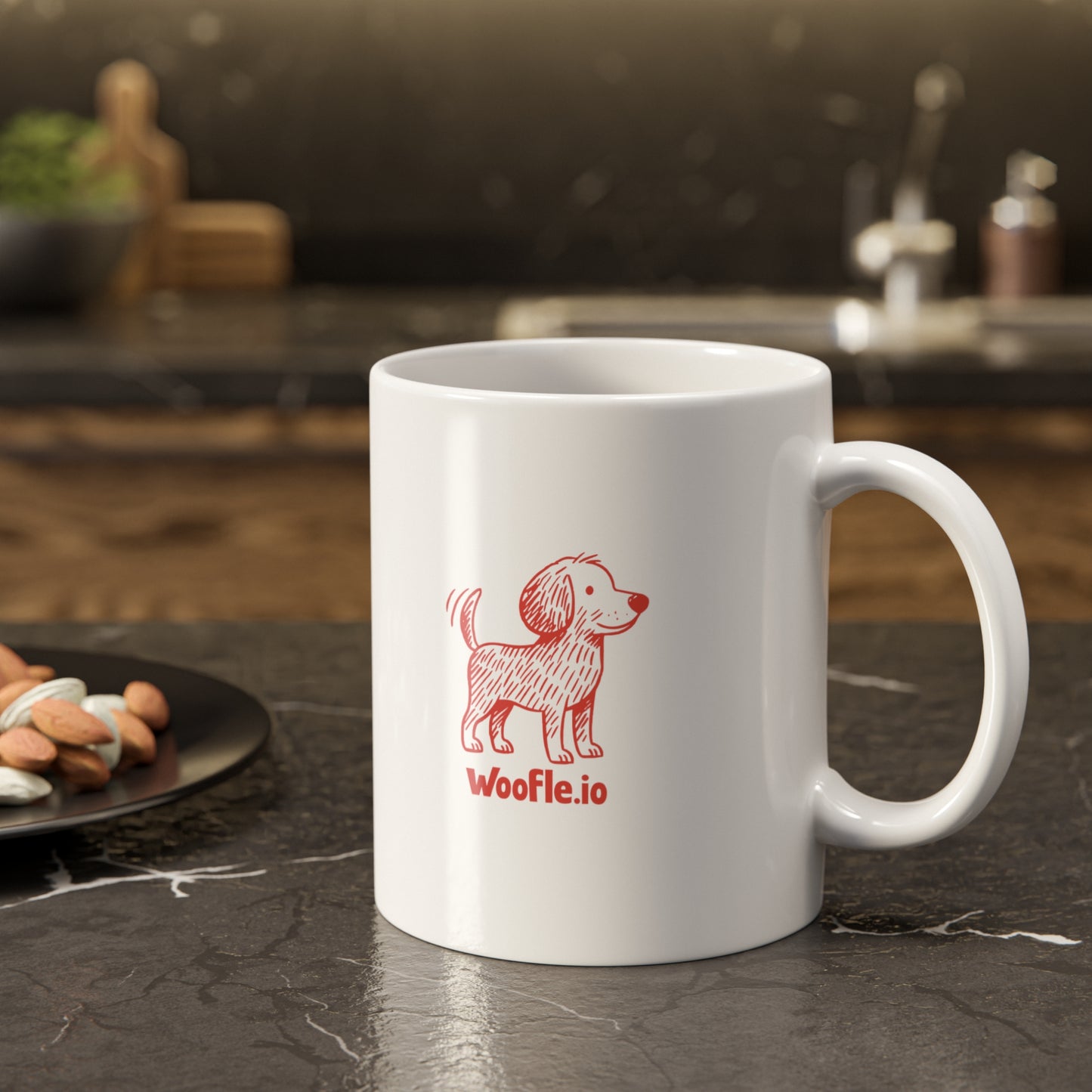 "Dog Mom" Custom Pet Face Portrait Mug