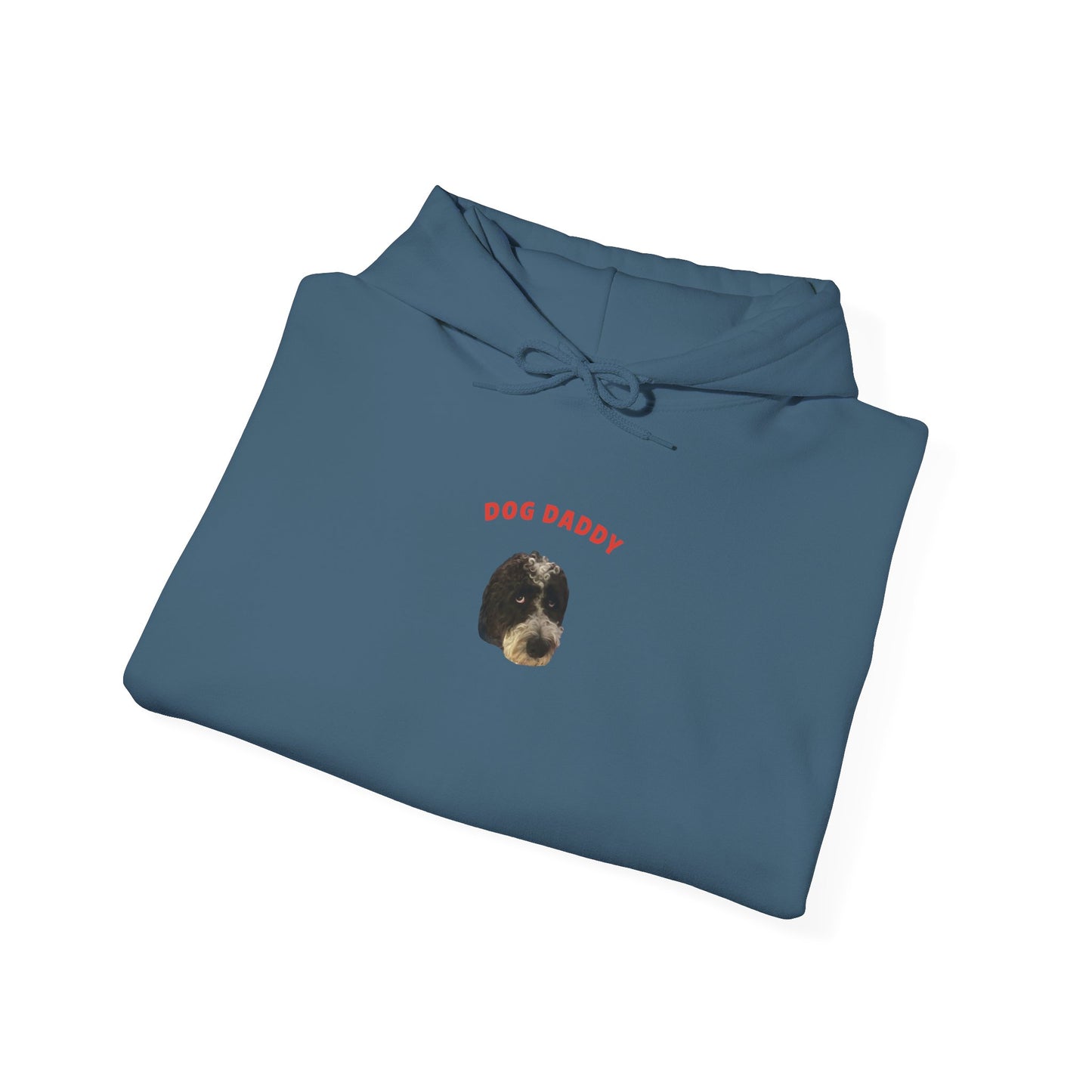 "Dog Daddy" Custom Pet Face Portrait Hoodie