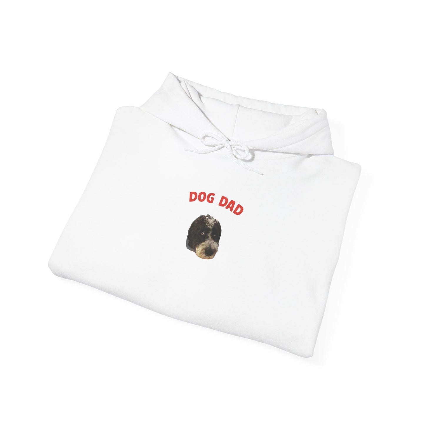 "Dog Dad" Custom Pet Face Portrait Hoodie