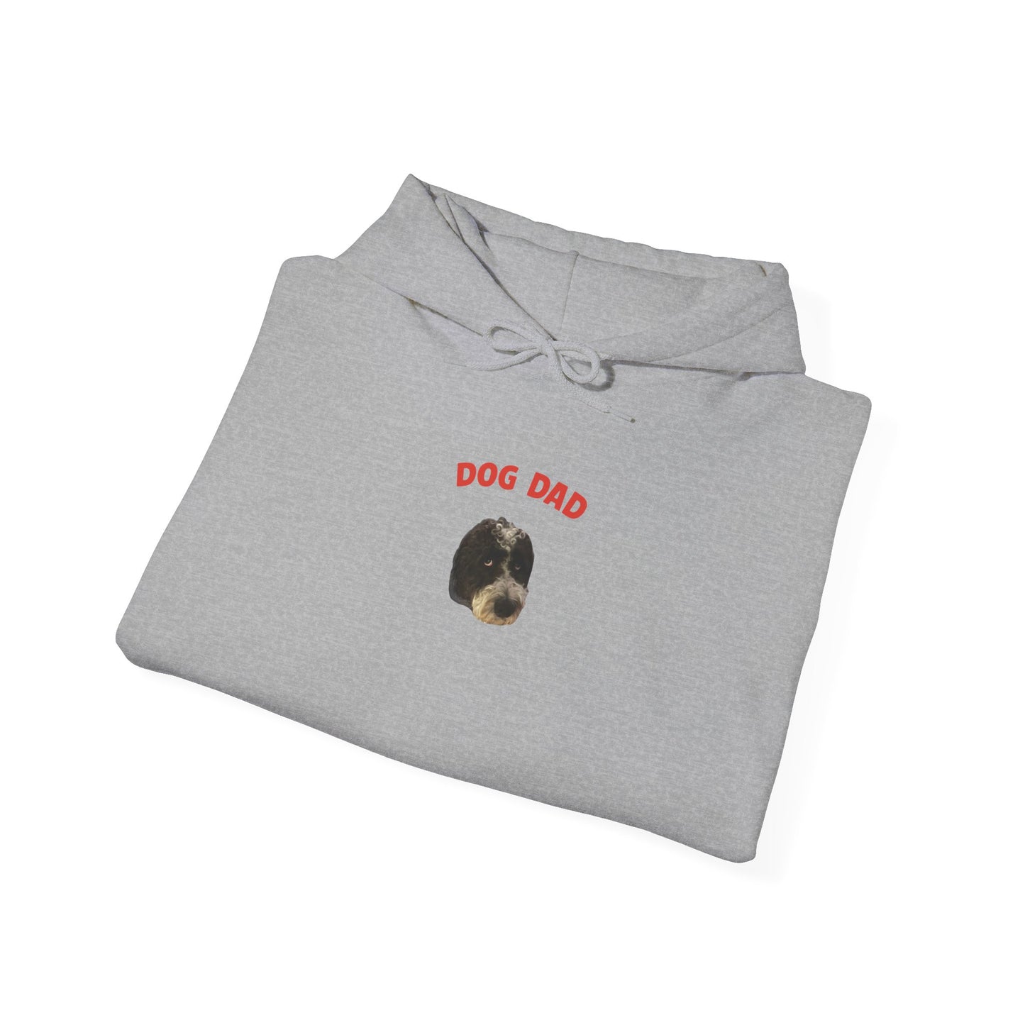 "Dog Dad" Custom Pet Face Portrait Hoodie