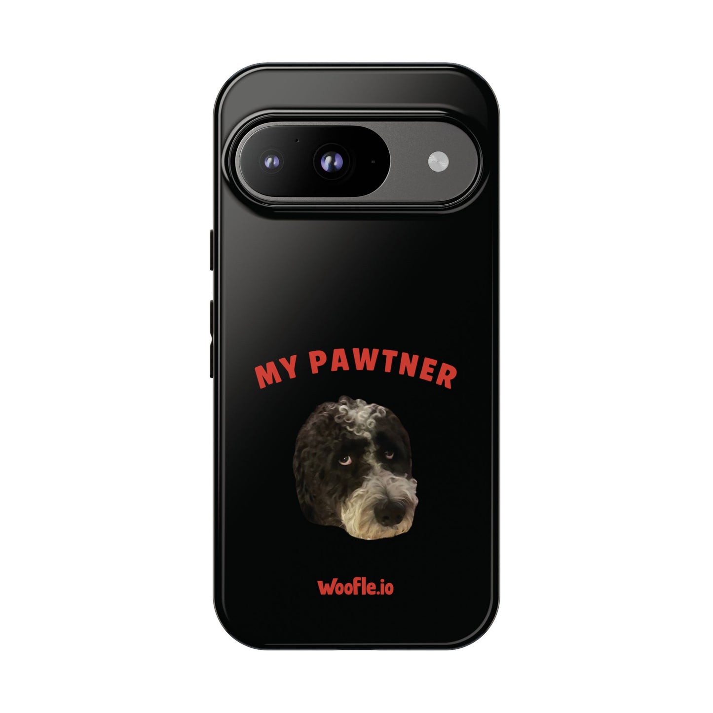 "My Pawtner" Custom Pet Face Portrait Phone Case
