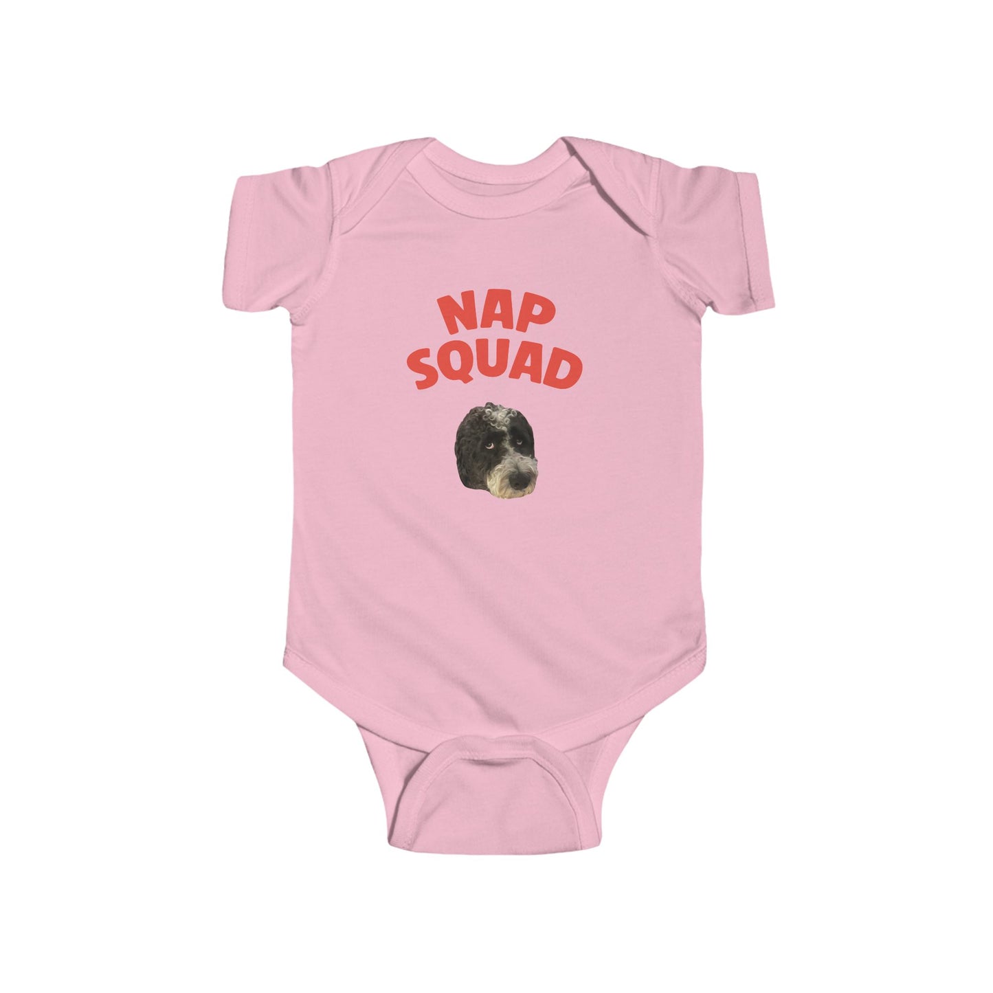 "Nap Squad" Custom Pet Face Portrait Onesie