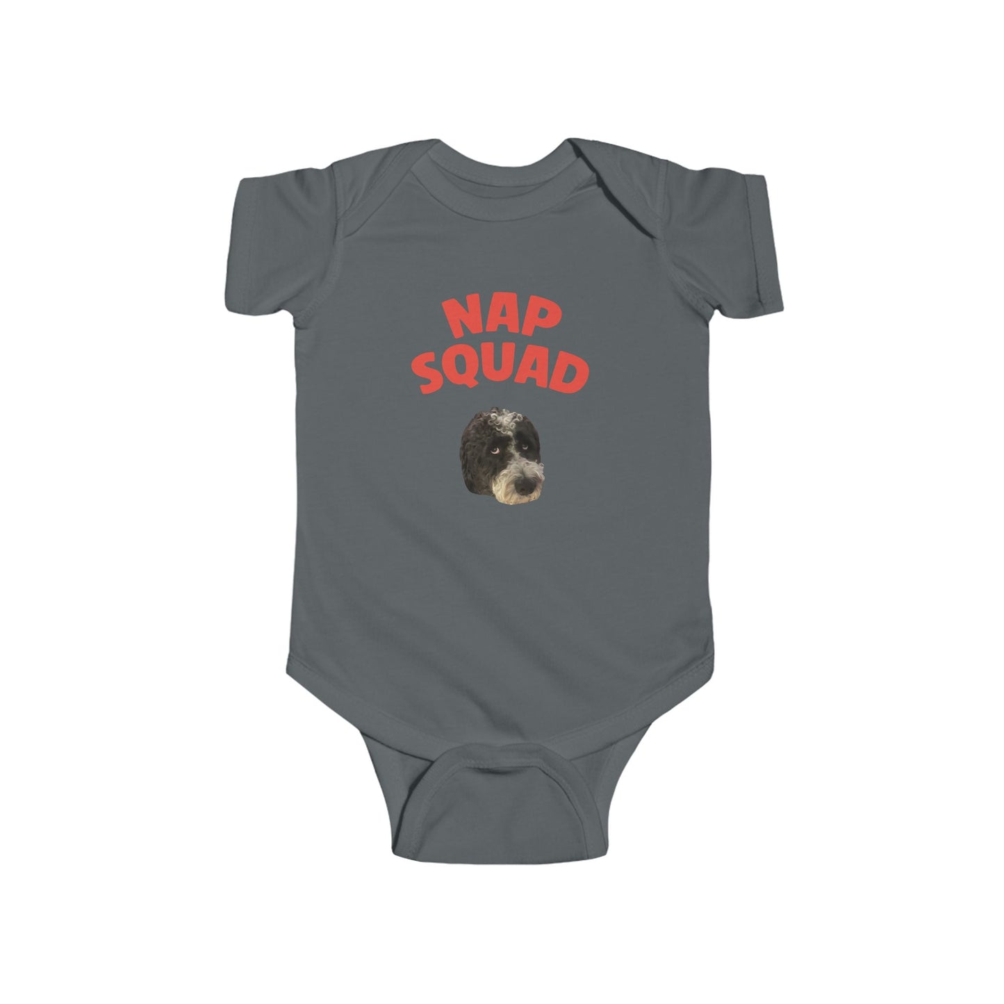"Nap Squad" Custom Pet Face Portrait Onesie