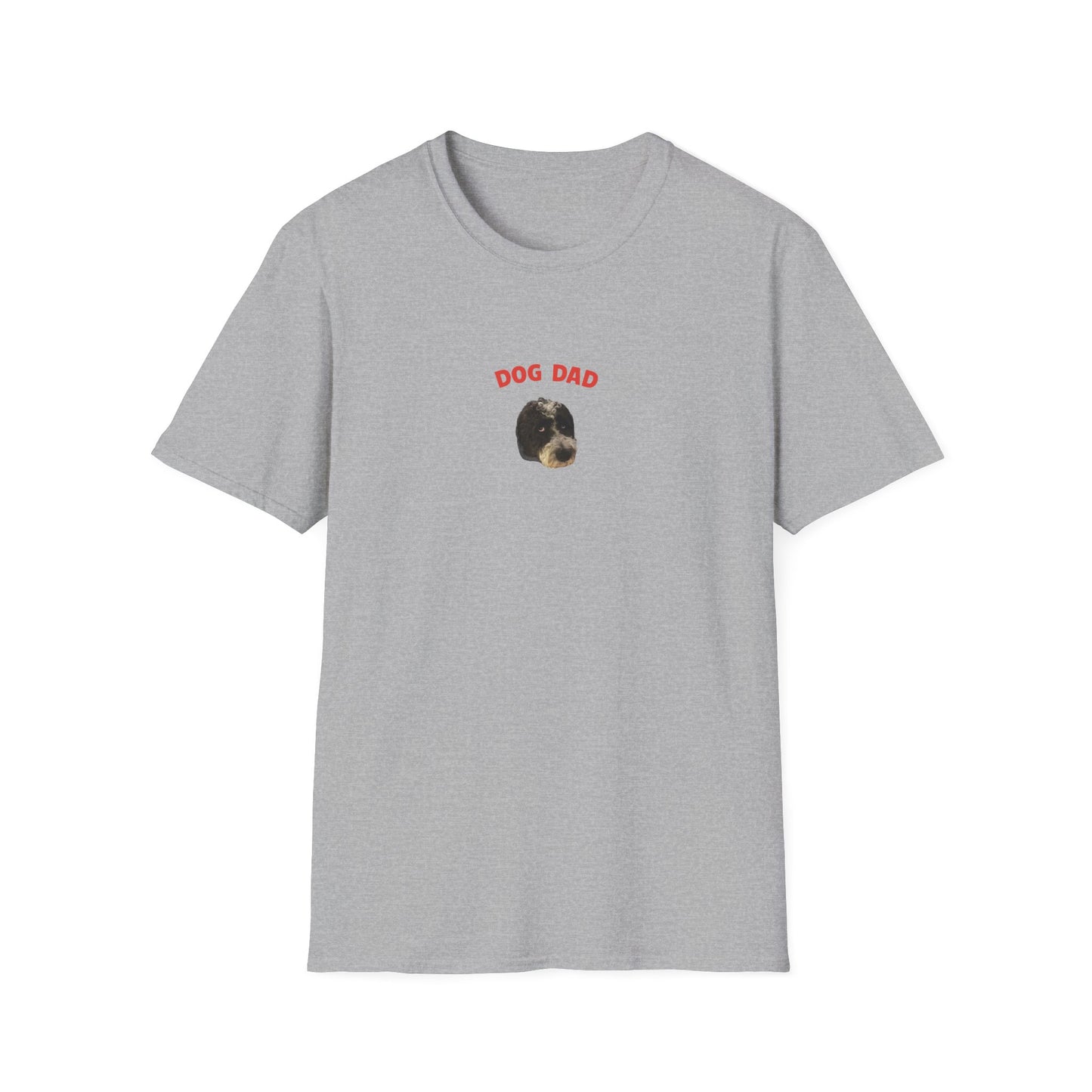 "Dog Dad" Custom Pet Face Portrait Tee - Hero