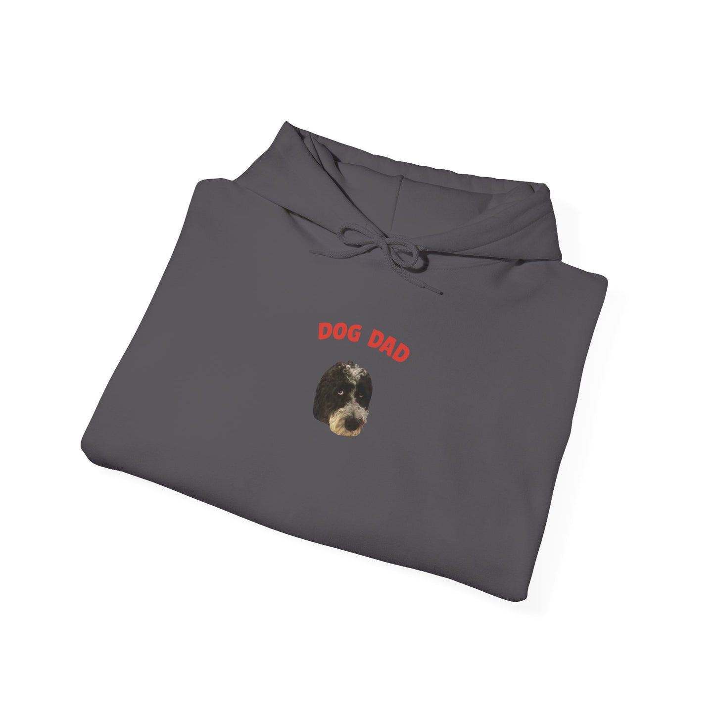 "Dog Dad" Custom Pet Face Portrait Hoodie
