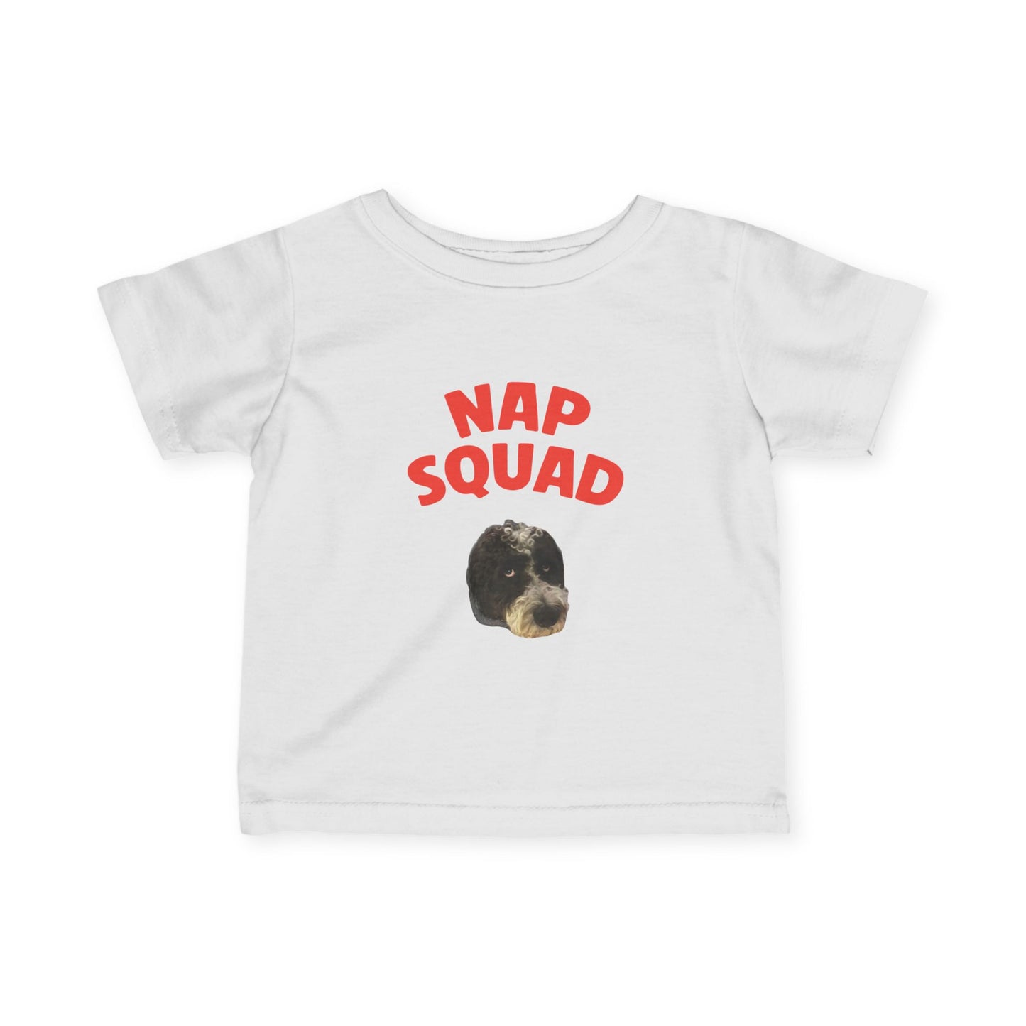 "Nap Squad" Custom Pet Face Portrait Toddler Tee