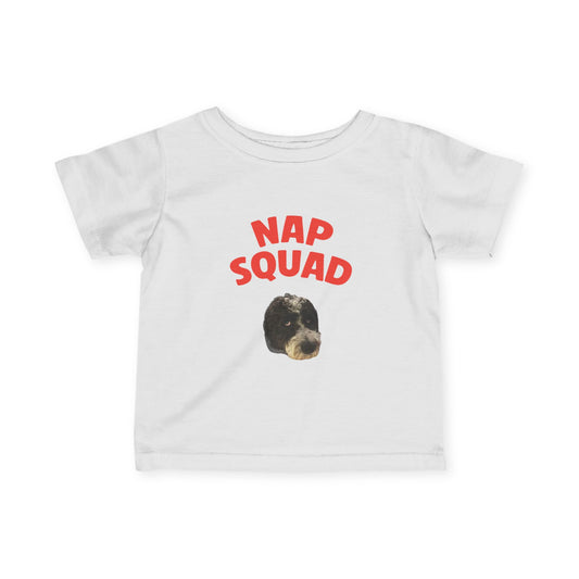 "Nap Squad" Custom Pet Face Portrait Toddler Tee