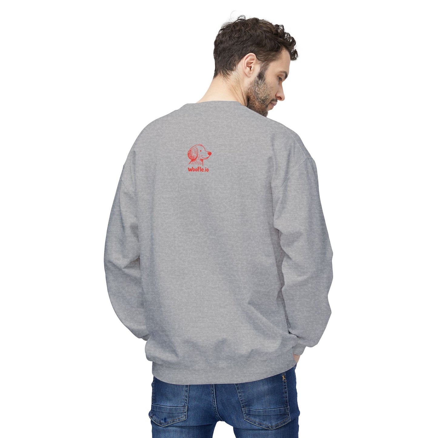 "Anything's Pawssible" Custom Pet Face Portrait Crewneck Sweatshirt