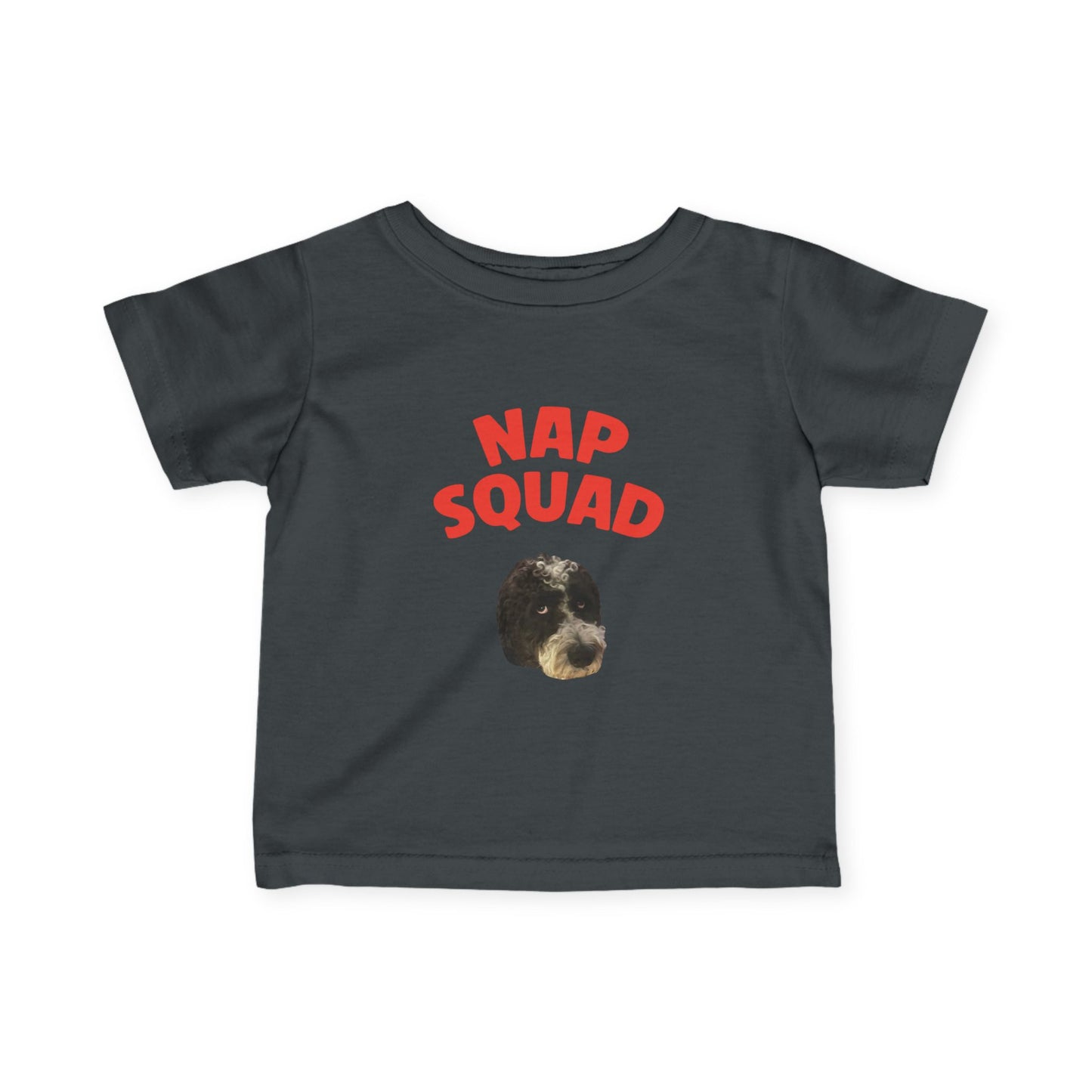 "Nap Squad" Custom Pet Face Portrait Toddler Tee