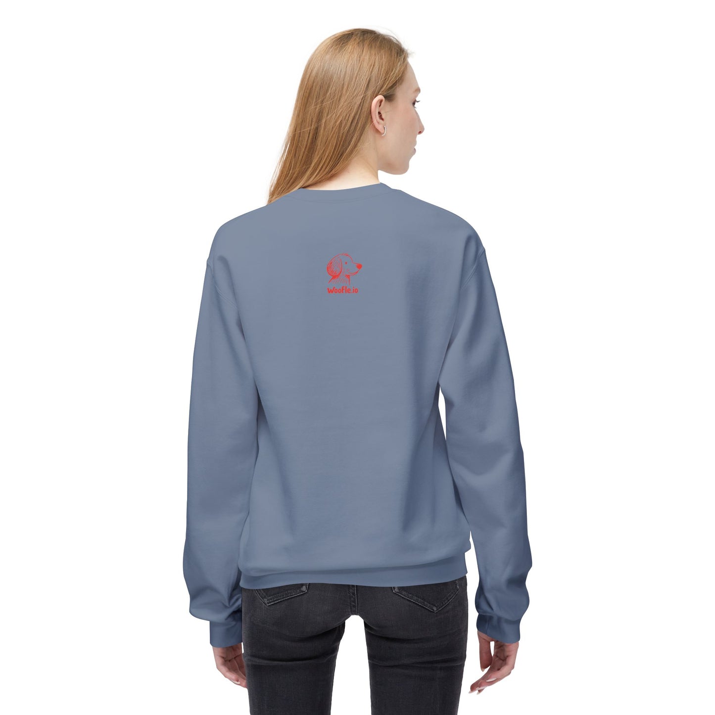 "Anything's Pawssible" Custom Pet Face Portrait Crewneck Sweatshirt