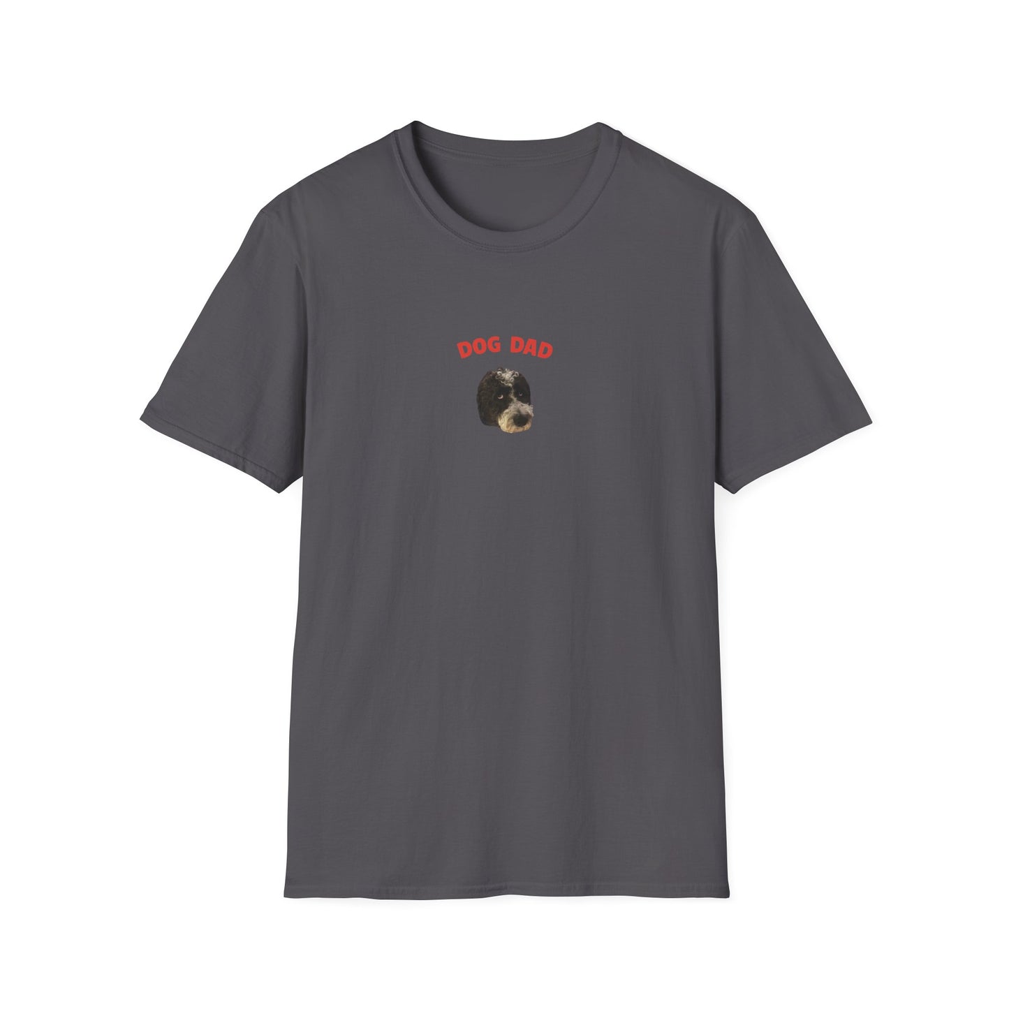 "Dog Dad" Custom Pet Face Portrait Tee - Hero