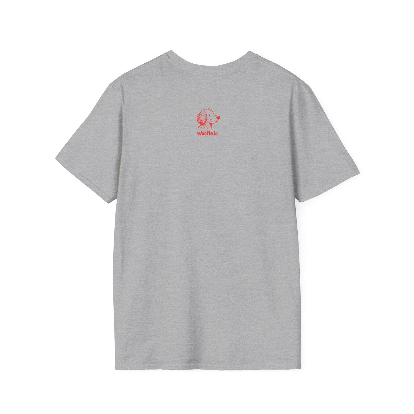 "Dog Mom" Custom Pet Face Portrait Tee - Heart