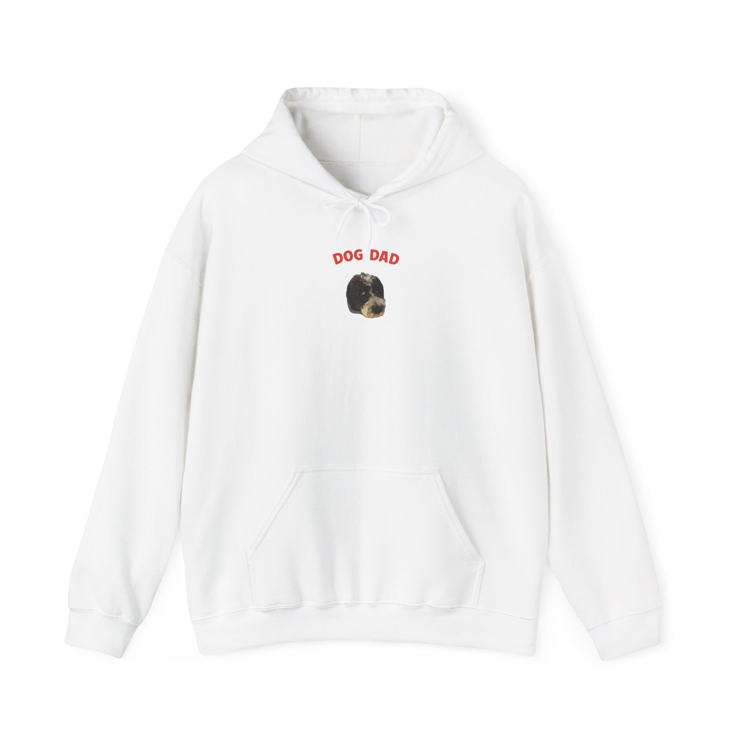 "Dog Dad" Custom Pet Face Portrait Hoodie