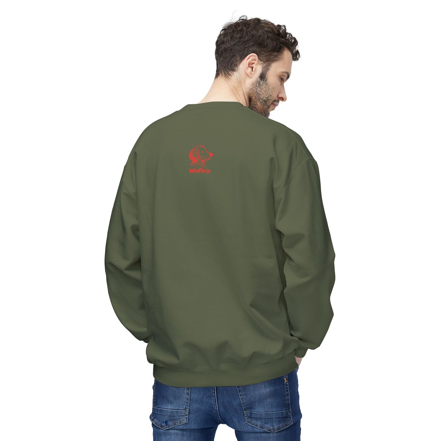 "Duncle" Custom Pet Face Portrait Crewneck Sweatshirt