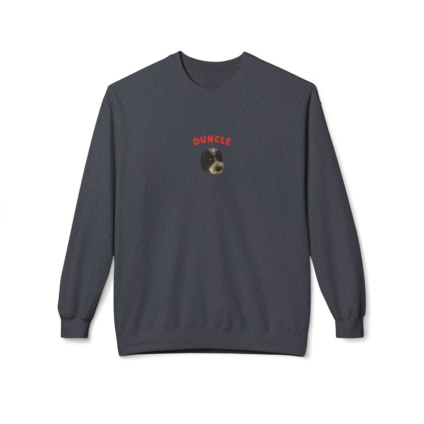 "Duncle" Custom Pet Face Portrait Crewneck Sweatshirt