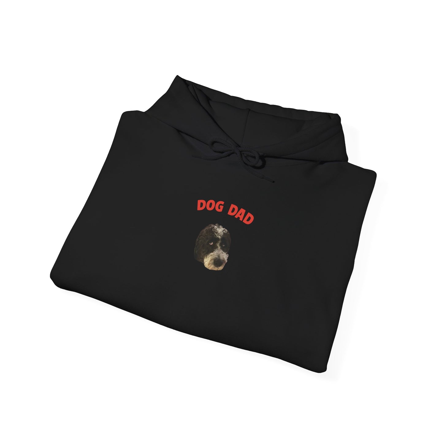 "Dog Dad" Custom Pet Face Portrait Hoodie