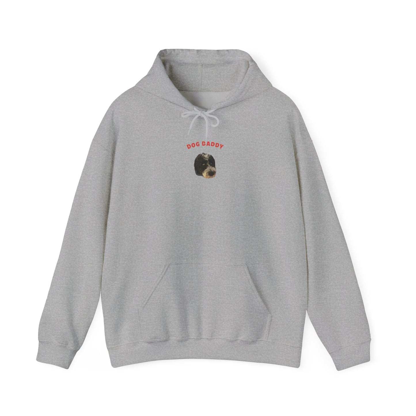 "Dog Daddy" Custom Pet Face Portrait Hoodie