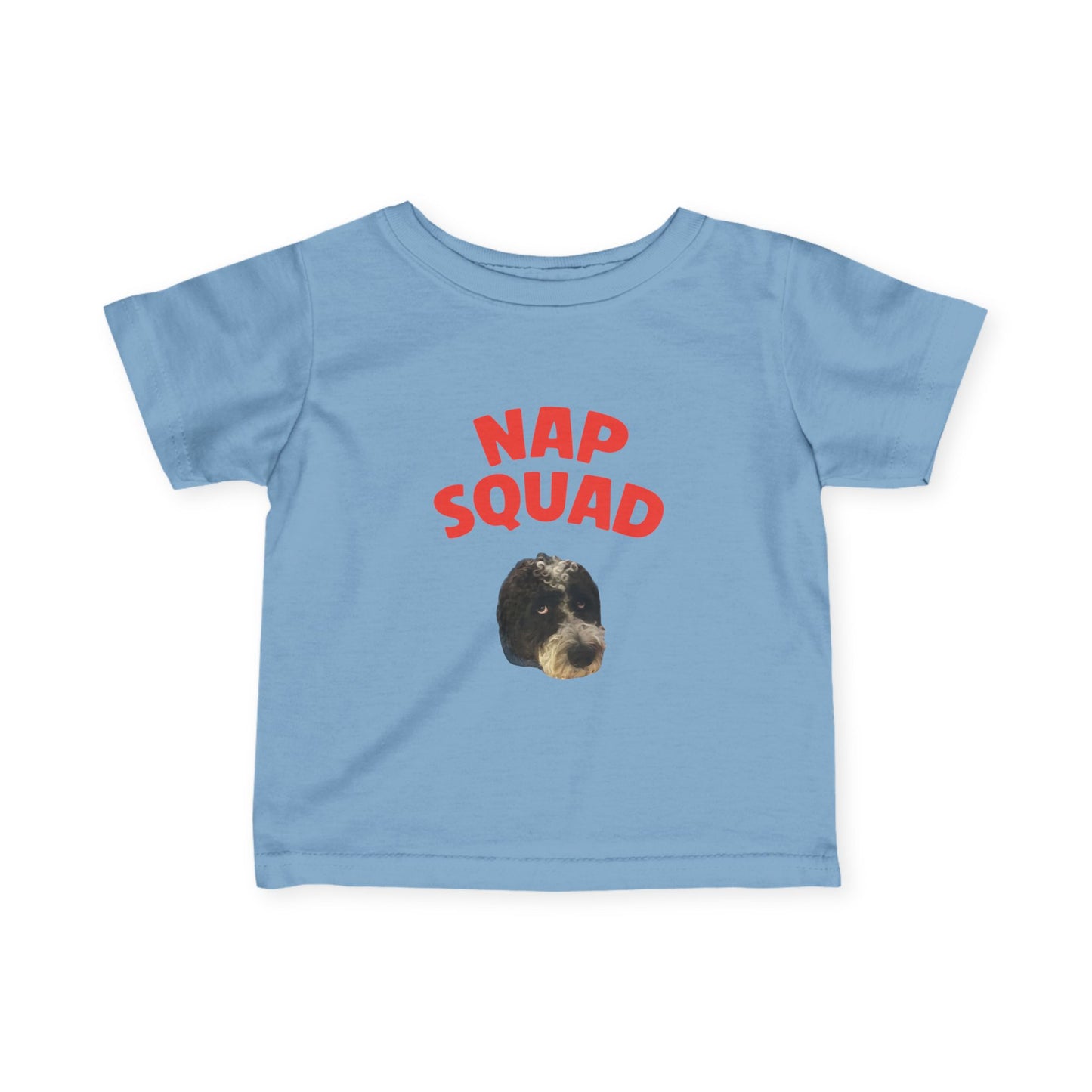 "Nap Squad" Custom Pet Face Portrait Toddler Tee