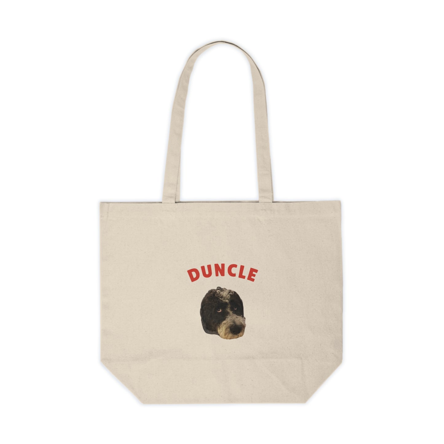 "Duncle" Custom Pet Face Portrait Tote