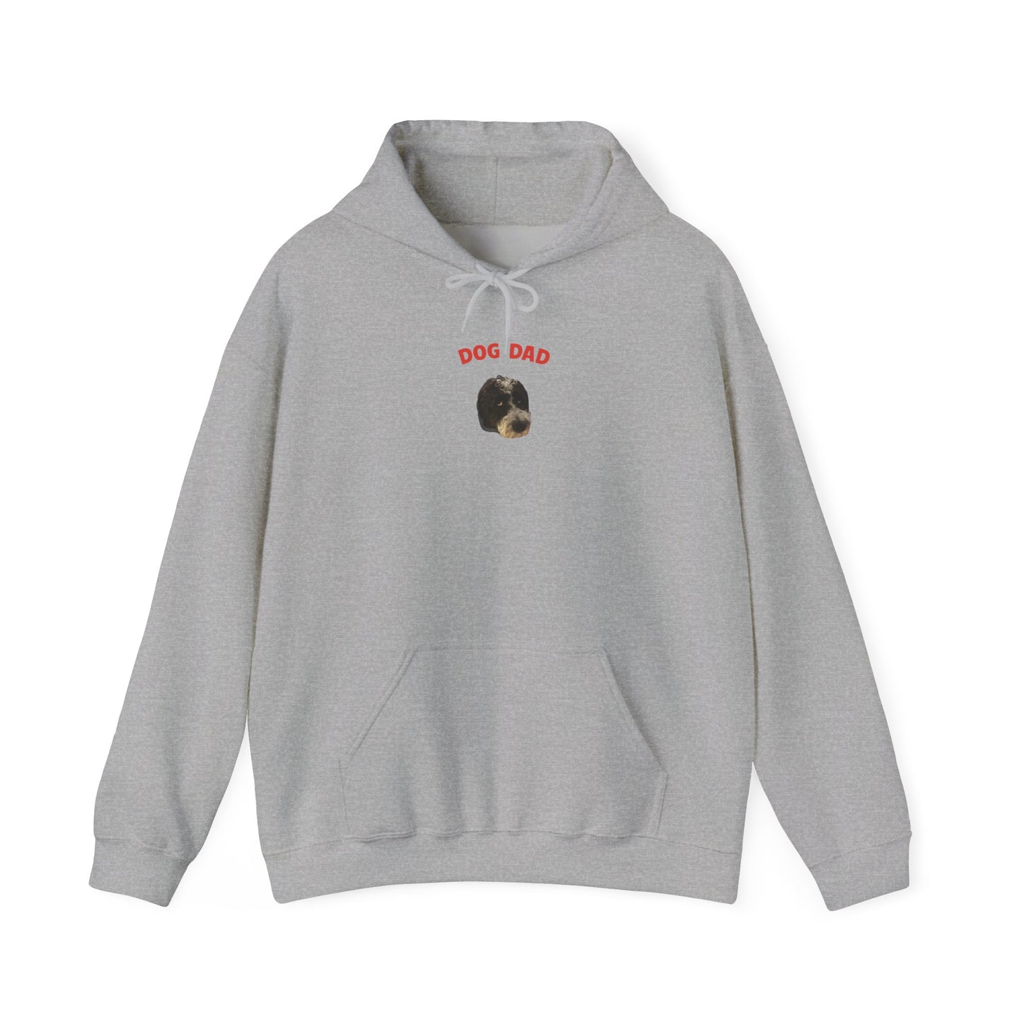 "Dog Dad" Custom Pet Face Portrait Hoodie