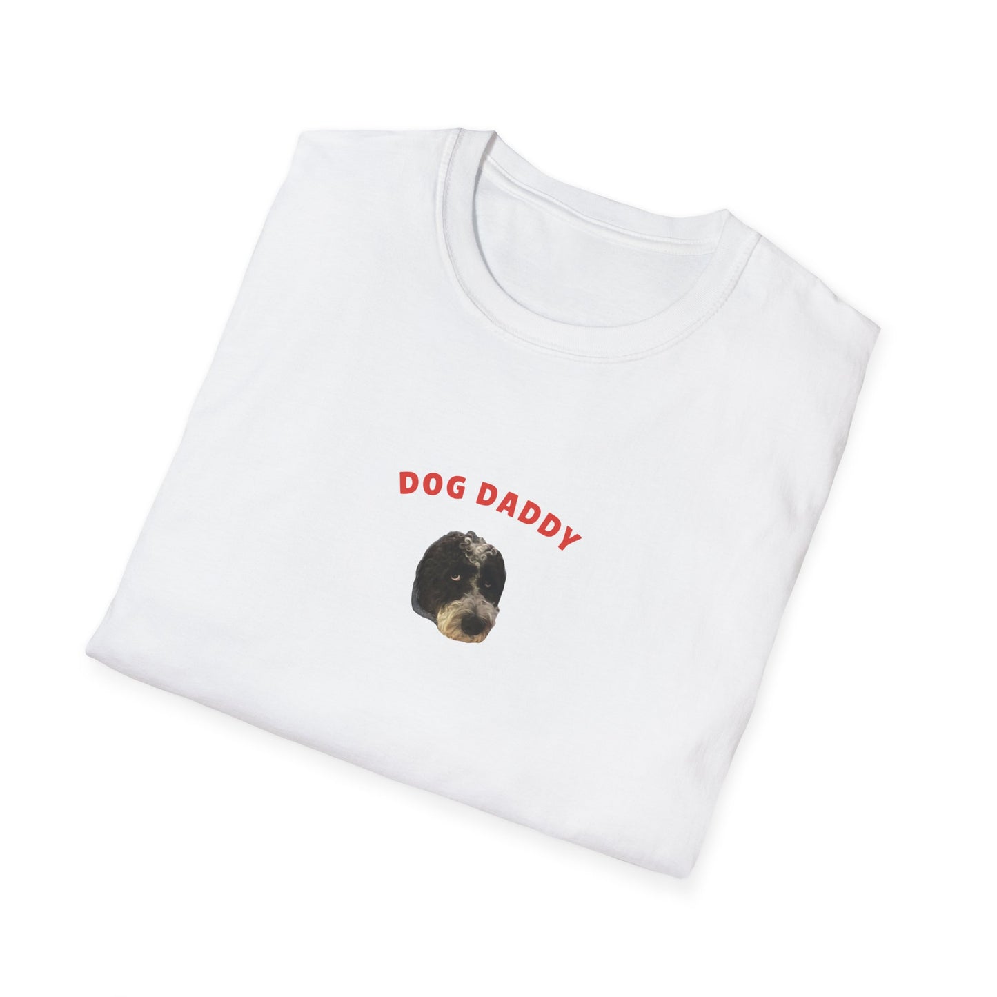 "Dog Daddy" Custom Pet Face Portrait Tee - Hero