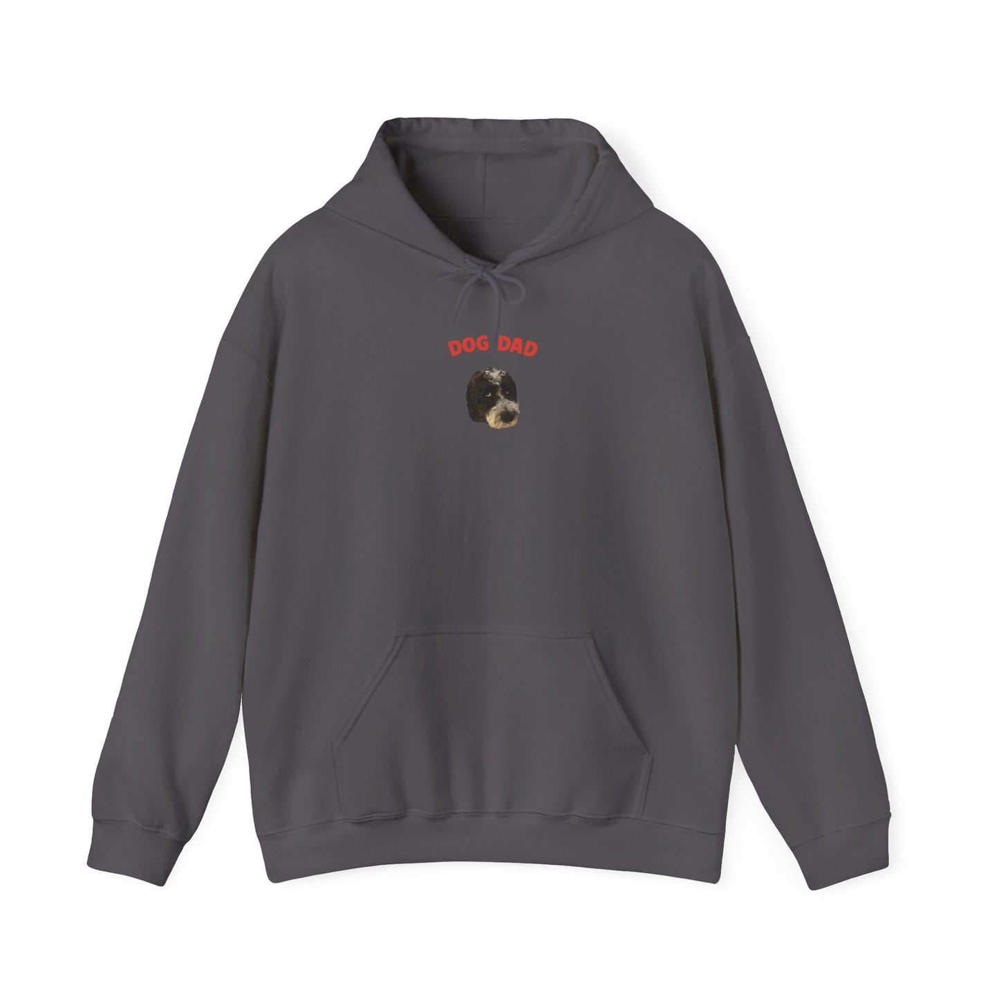 "Dog Dad" Custom Pet Face Portrait Hoodie