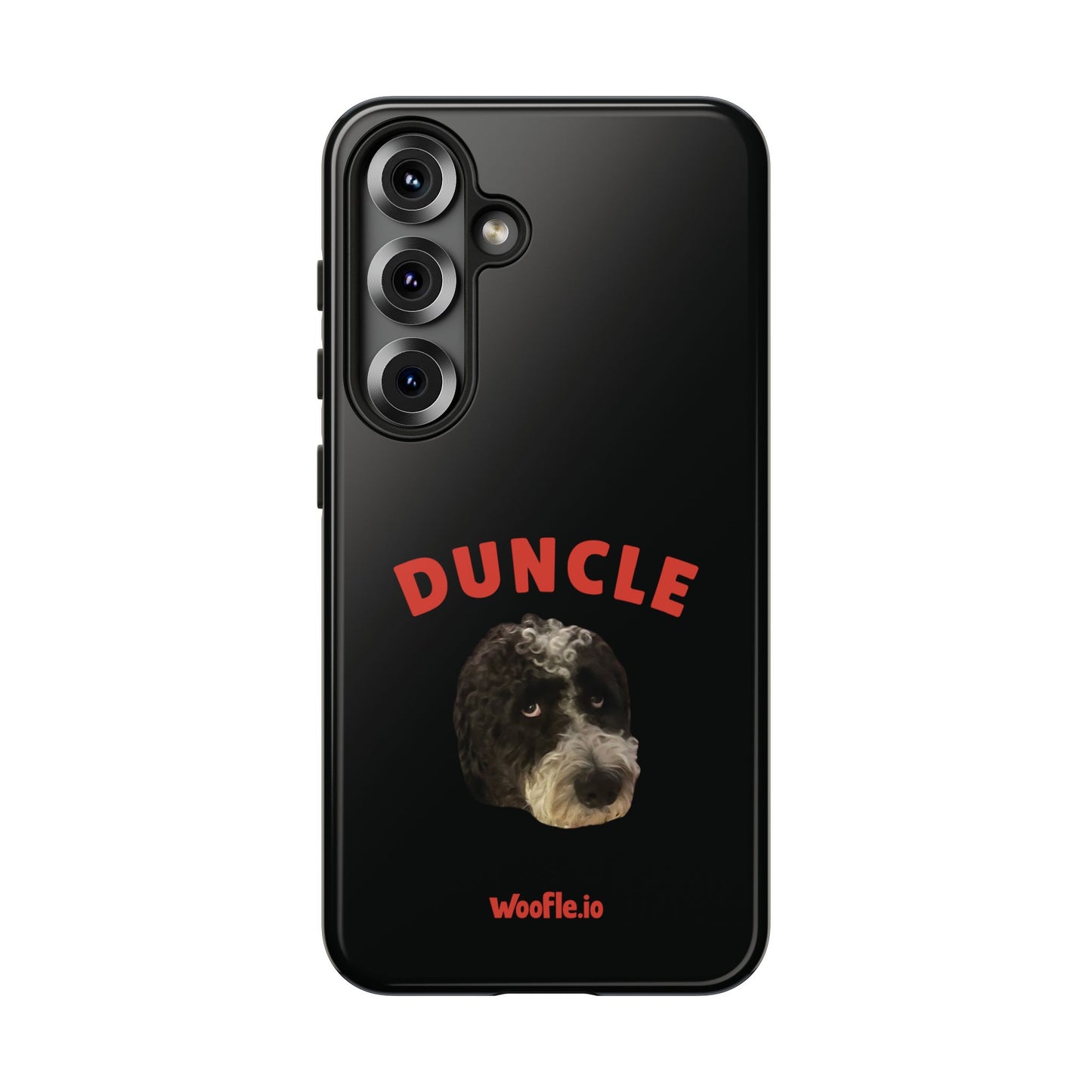 "Duncle" Custom Pet Face Portrait Phone Case