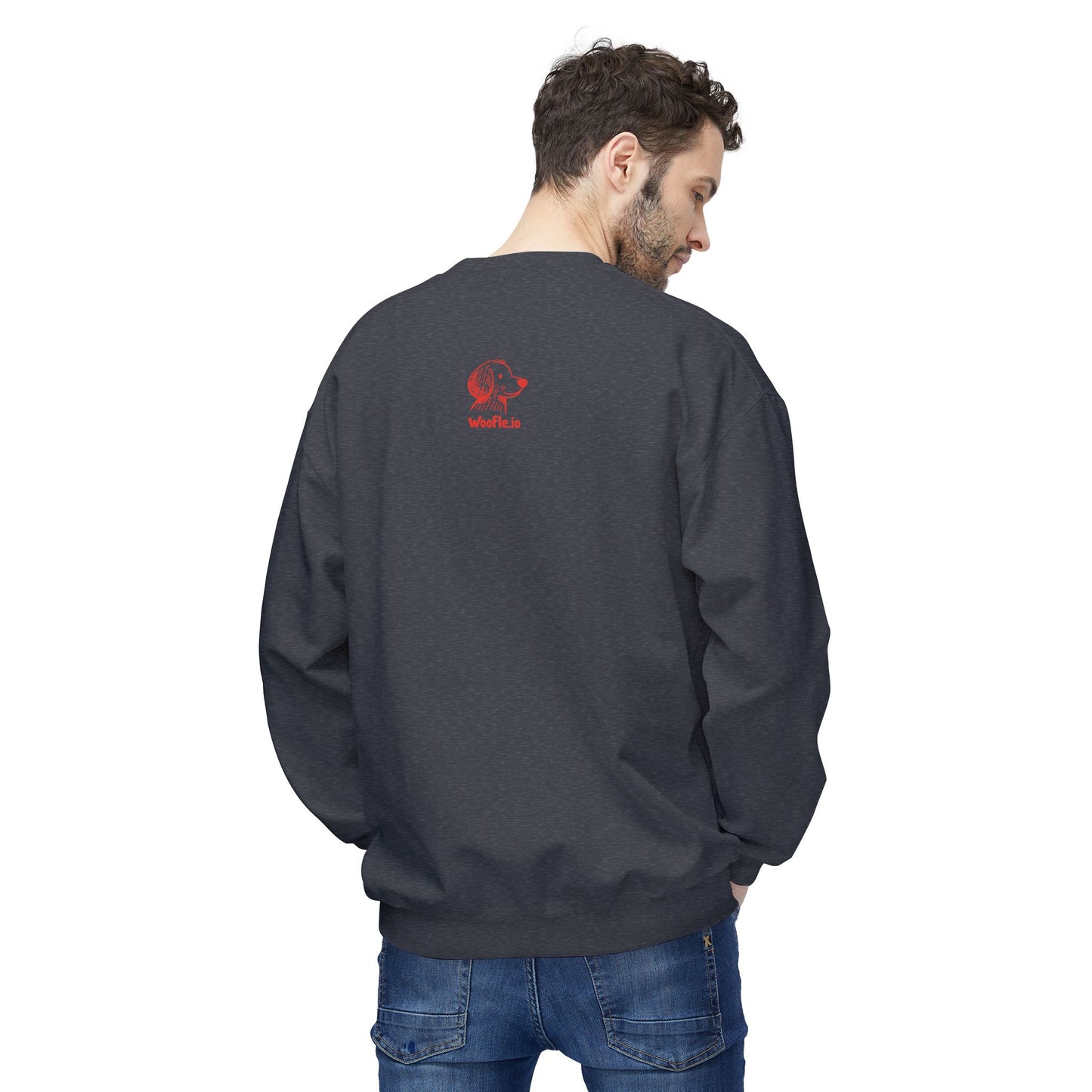 "My Pawtner" Custom Pet Face Portrait Crewneck Sweatshirt