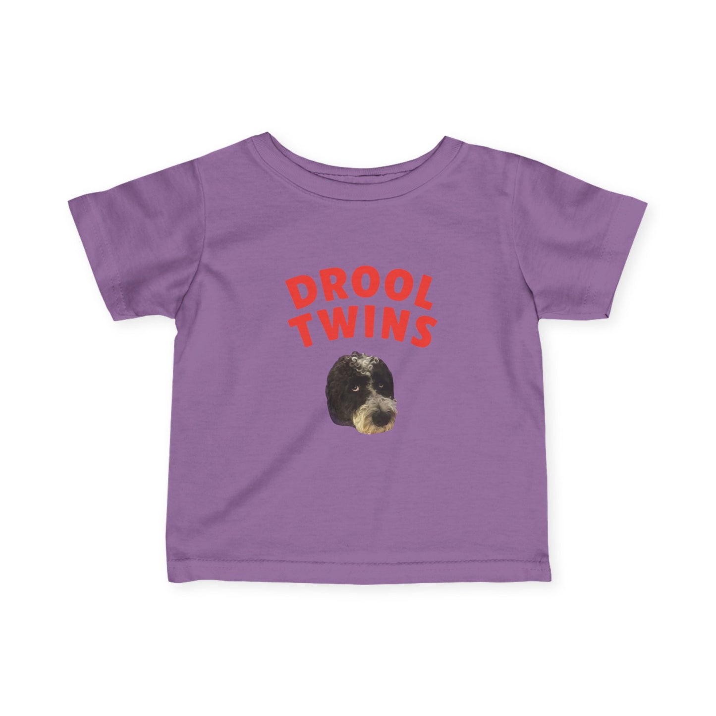 "Drool Twins" Custom Pet Face Portrait Toddler Tee