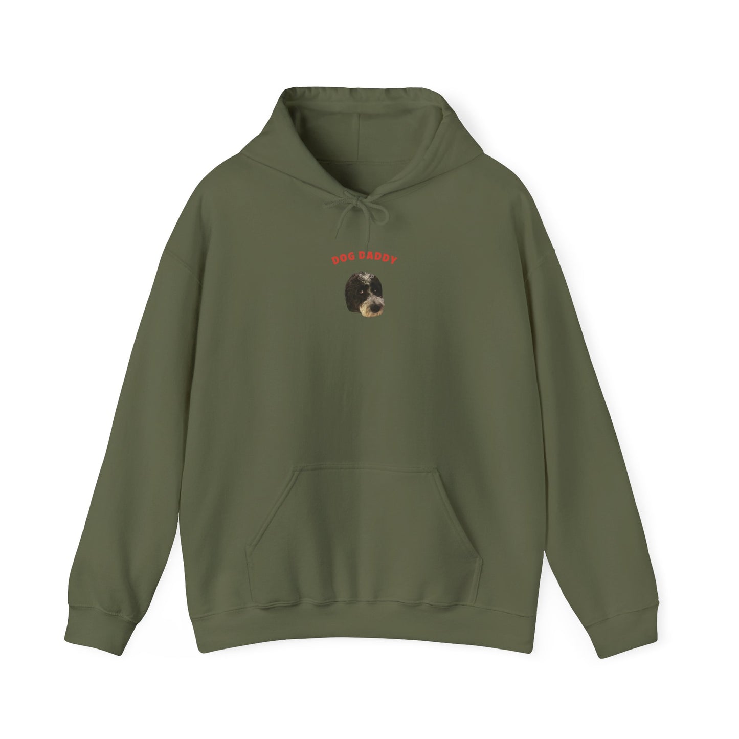 "Dog Daddy" Custom Pet Face Portrait Hoodie