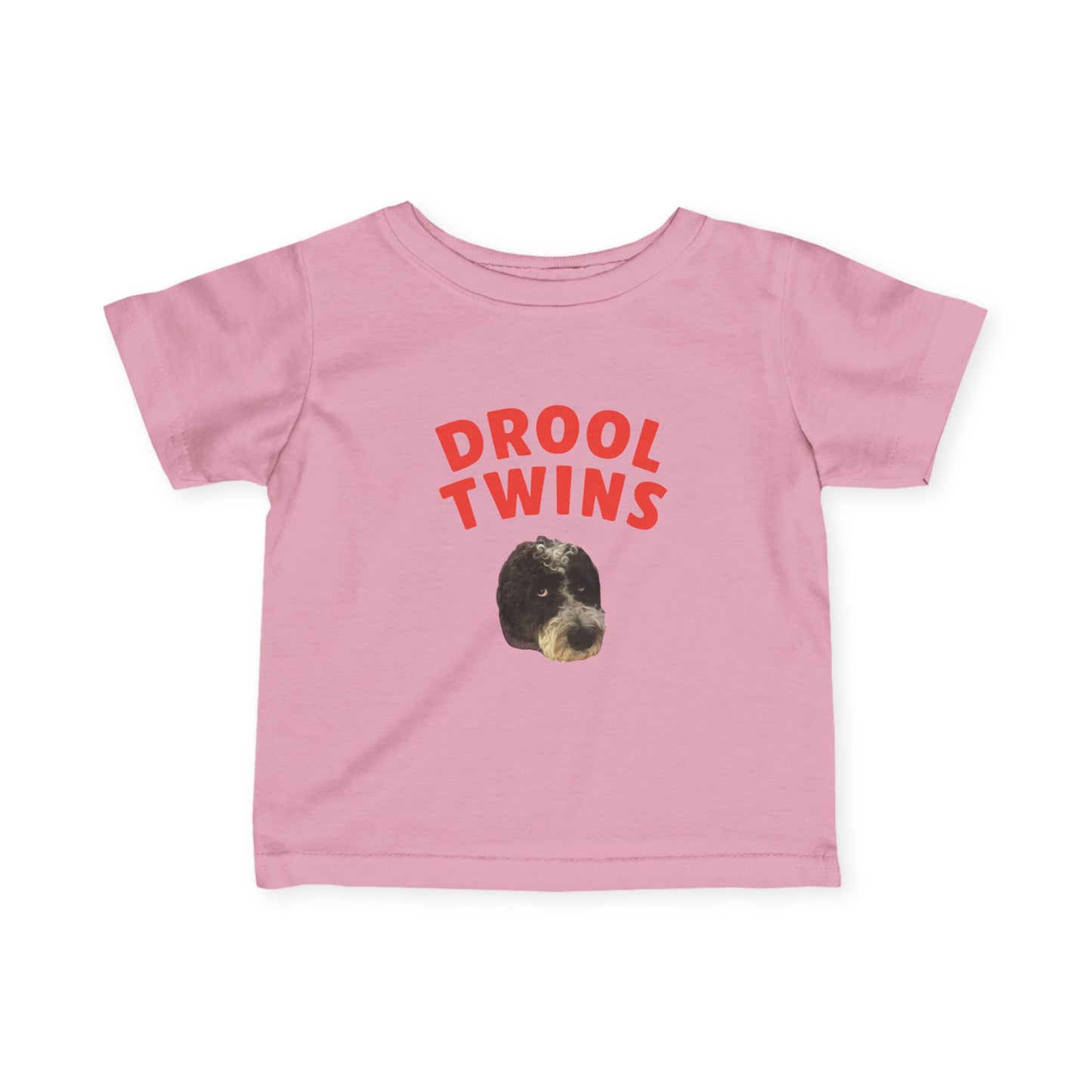 "Drool Twins" Custom Pet Face Portrait Toddler Tee