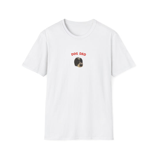 "Dog Dad" Custom Pet Face Portrait Tee - Hero