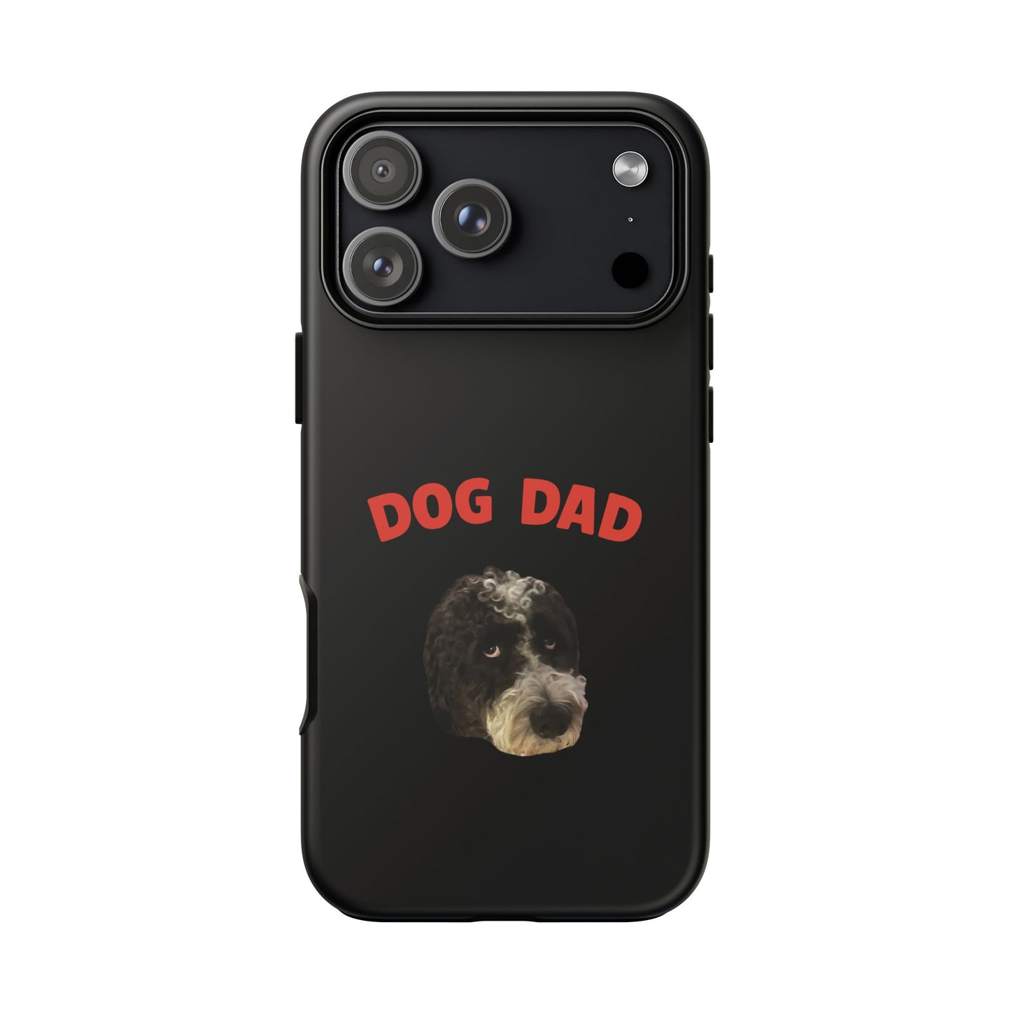 "Dog Dad" Custom Pet Face Phone Case