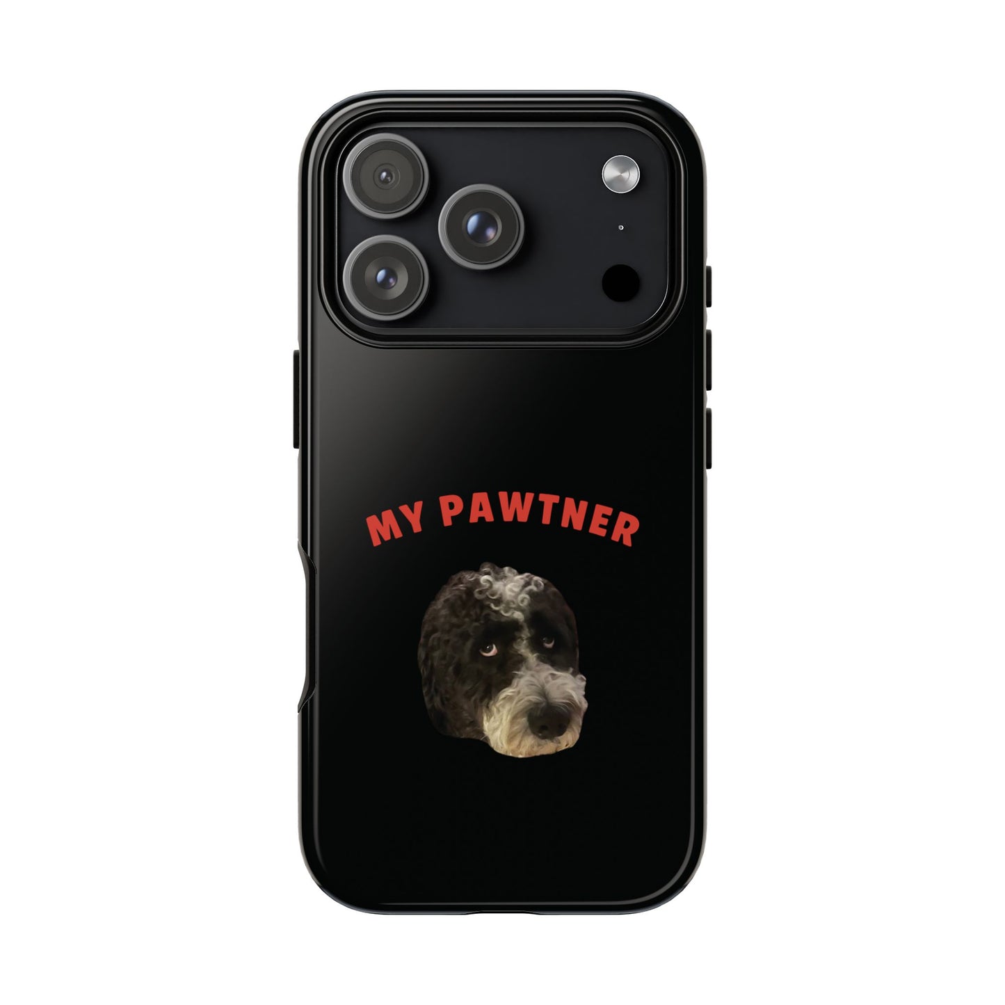 "My Pawtner" Custom Pet Face Phone Case