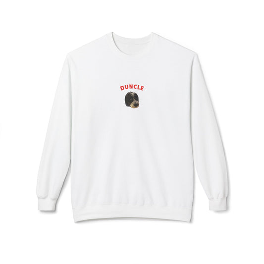 "Duncle" Custom Pet Face Portrait Crewneck Sweatshirt