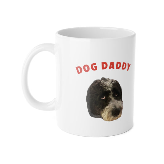 "Dog Daddy" Custom Pet Face Portrait Mug